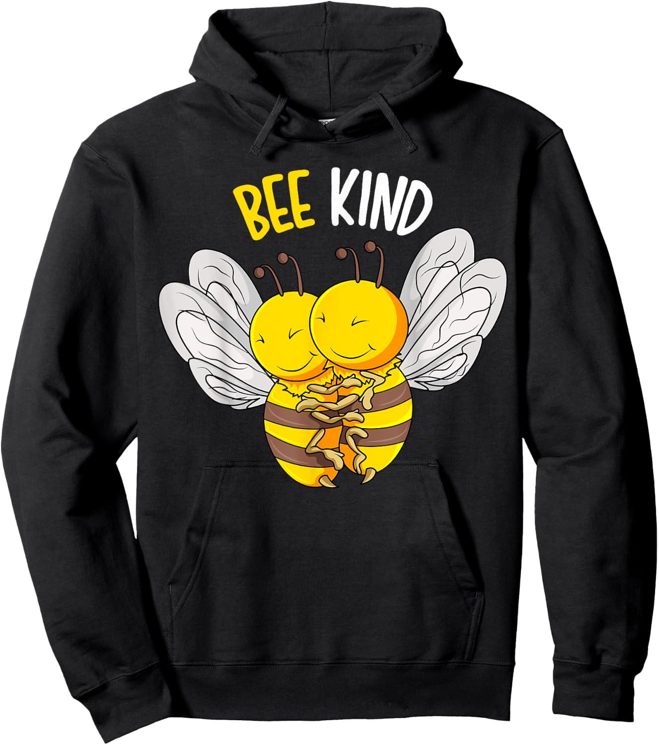 Bee Kind Bumble Bee Kindness Kids Girls Boys Women Hoodie - Hoodie | Black