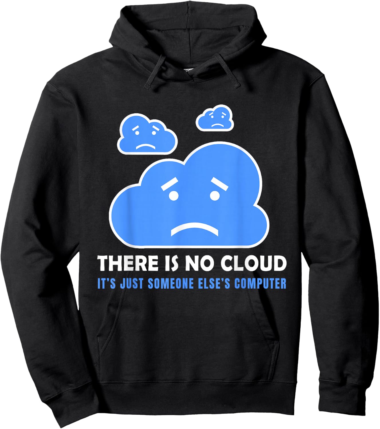 Funny Network Engineer Cloud Information Technology Gift Hoodie - Hoodie | Black