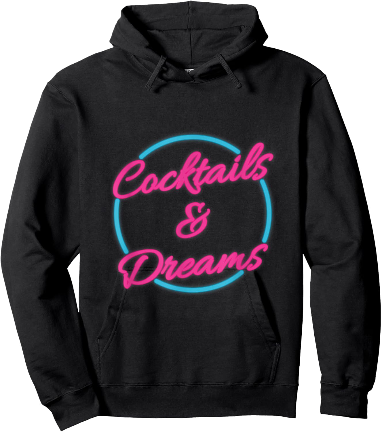 Cocktail Lover Bartender 80s Party Retro Cocktails Hoodie - Hoodie | Black