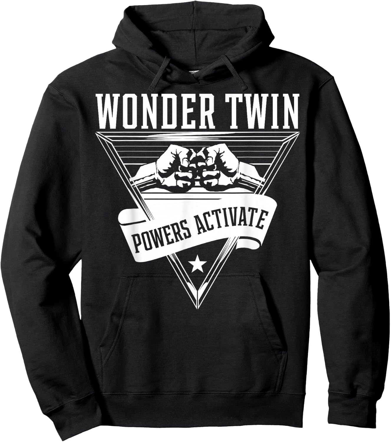 Wonder Twin Power Activated design, Sibling design Hoodie - Hoodie | Black