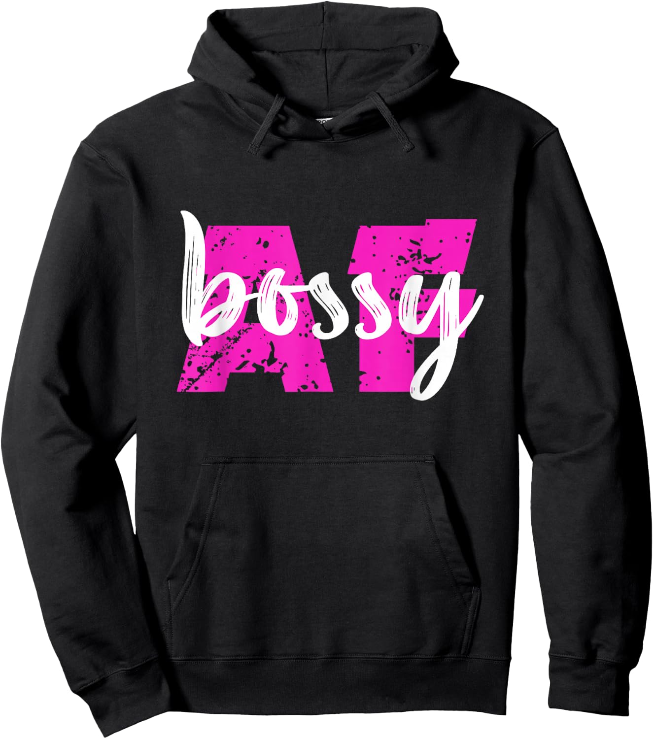 Bossy AF Boss General Manager Director Chef Leader Dictator Hoodie - Hoodie | Black