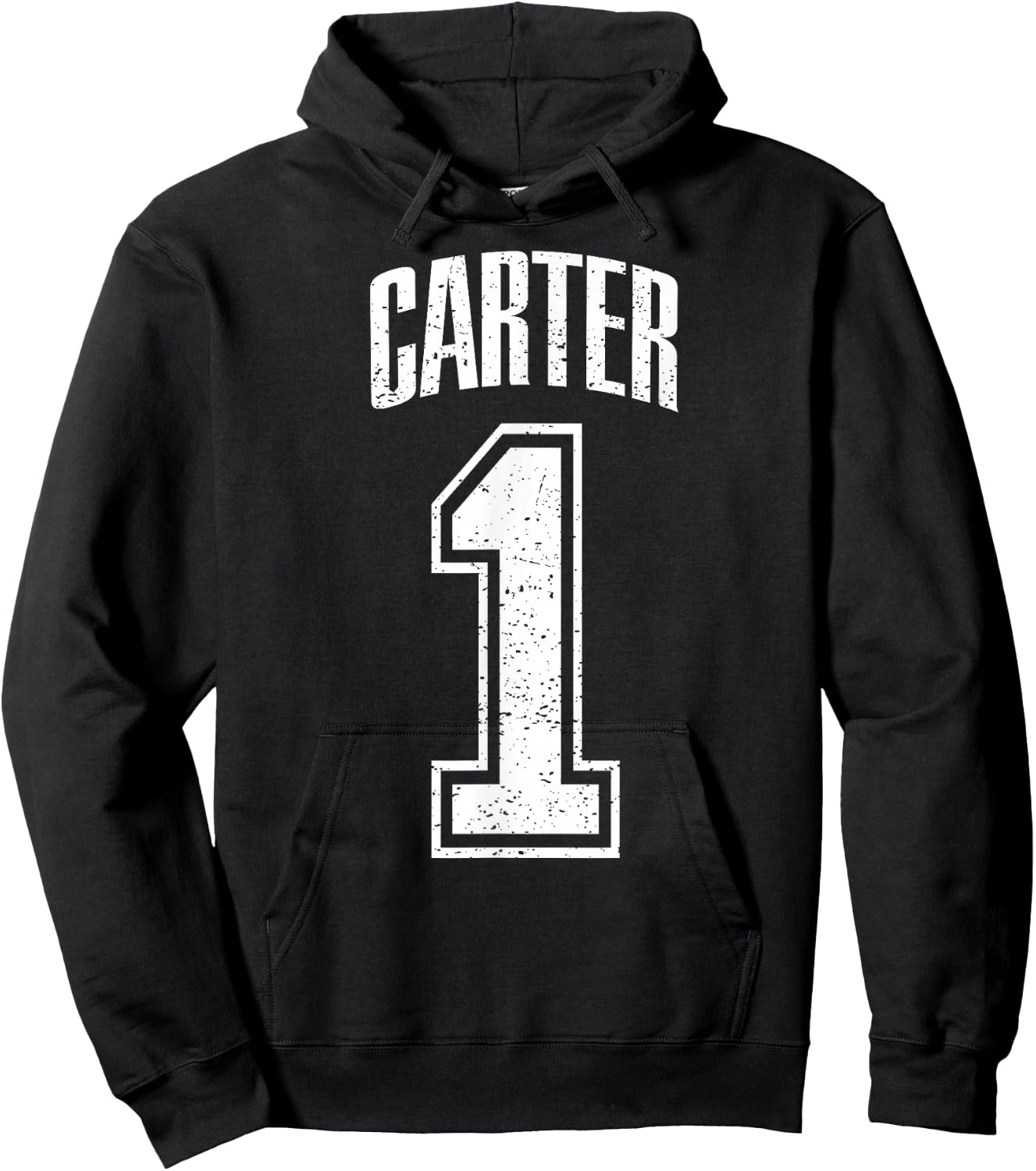 Carter Supporter Number 1 Greatest Fan Hoodie - Hoodie | Black
