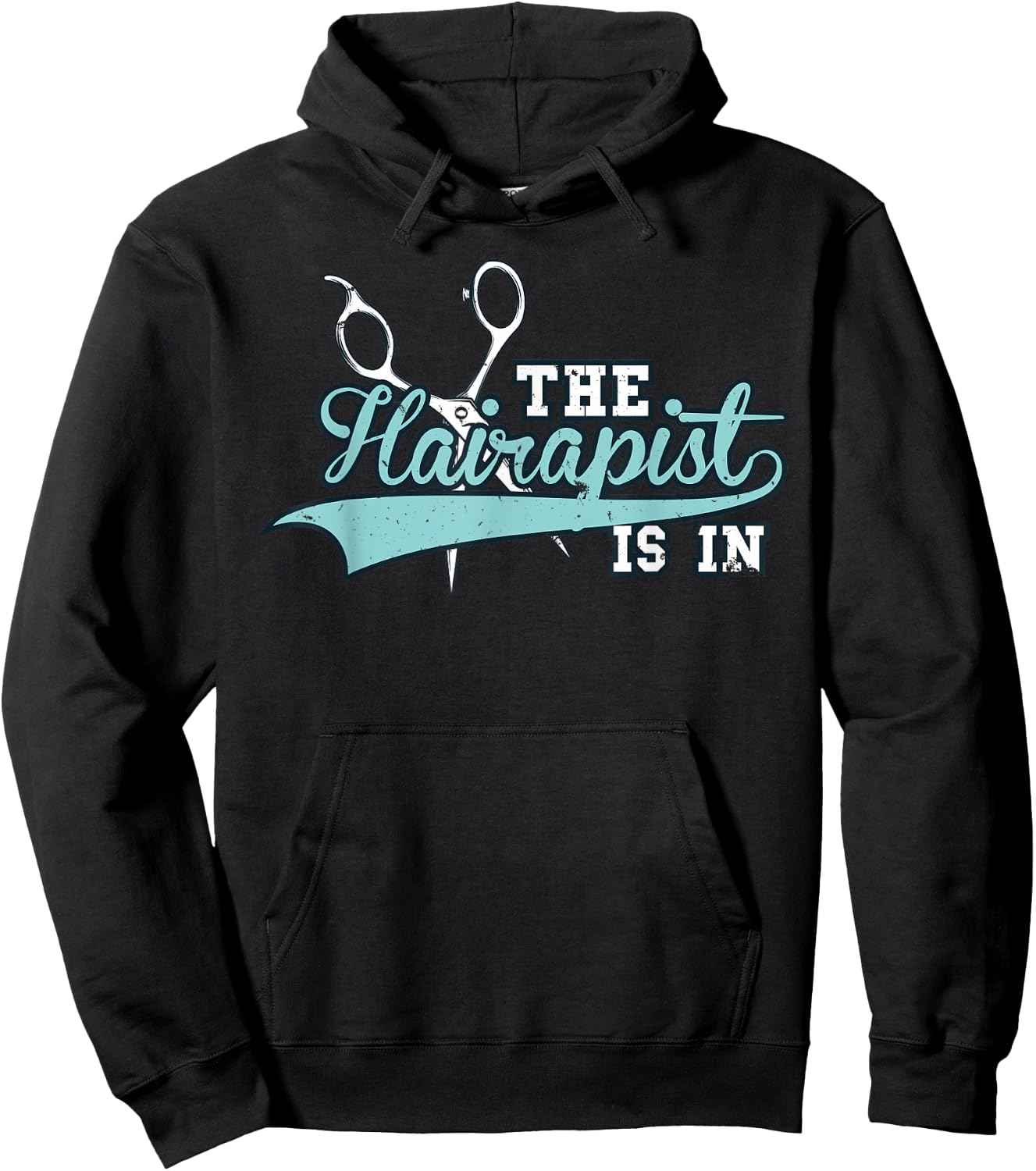 The Hairapist Is In - Hairdresser Hoodie - Hoodie | Black