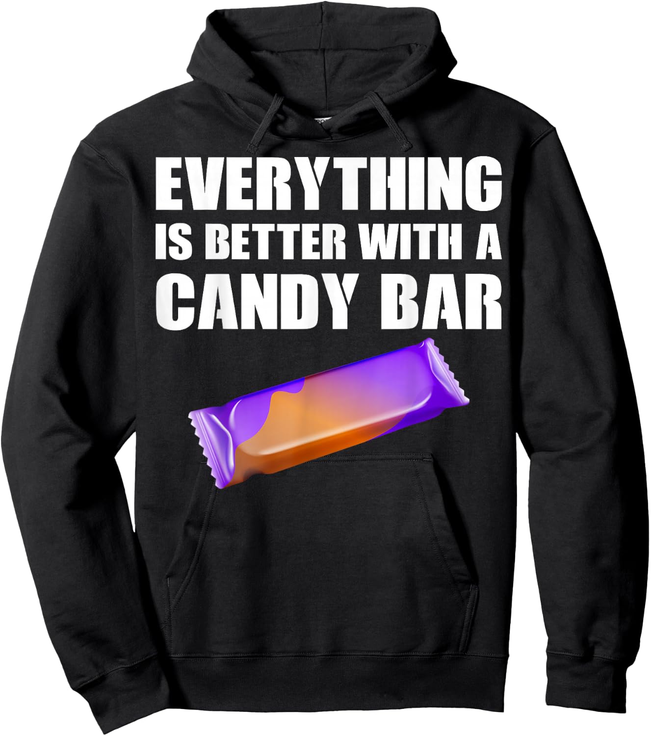 Candy Bar Apparel - Best Funny Bars Lover Design Hoodie - Hoodie | Black