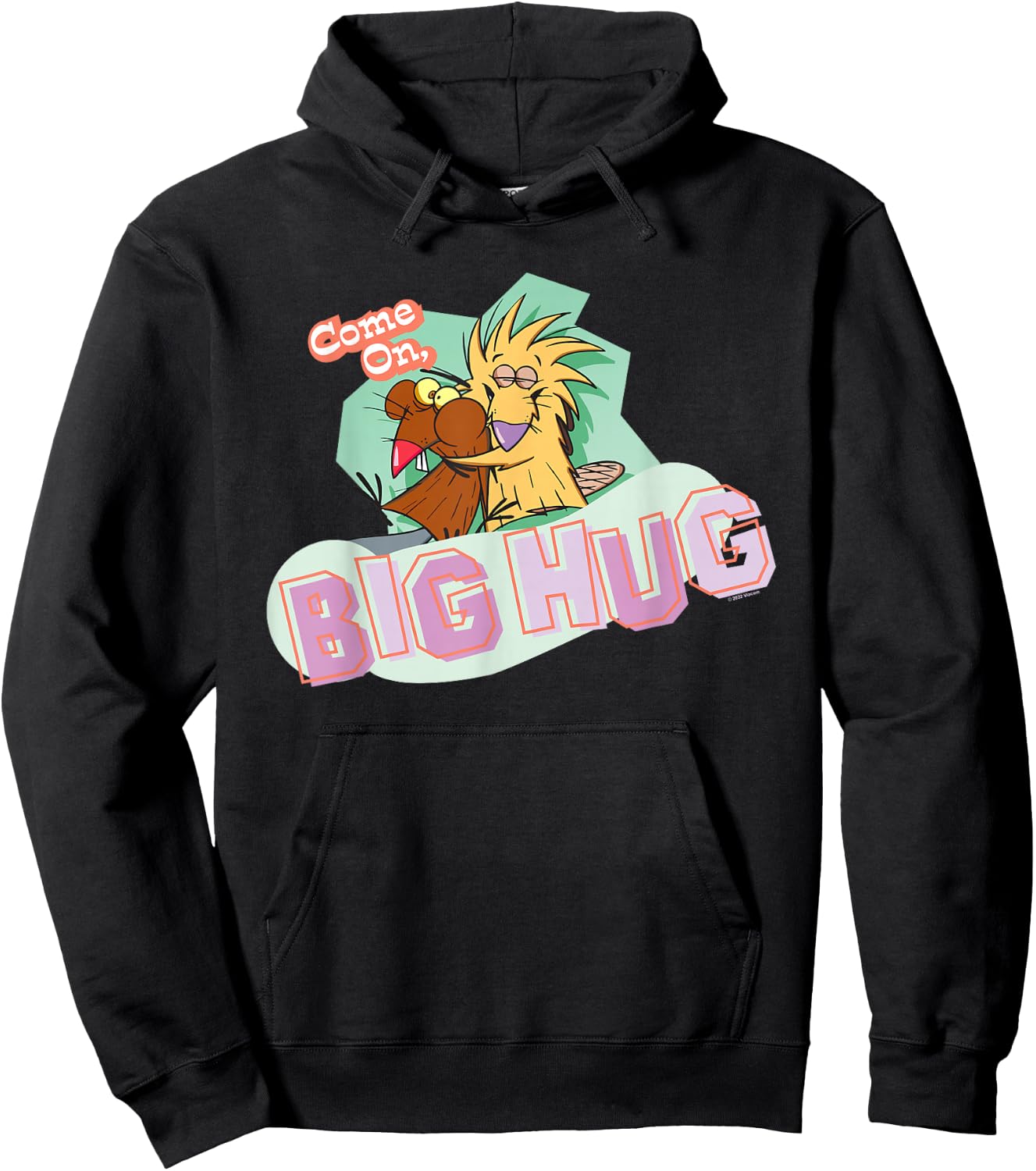 Angry Beavers Big Hug Hoodie - Hoodie | Black