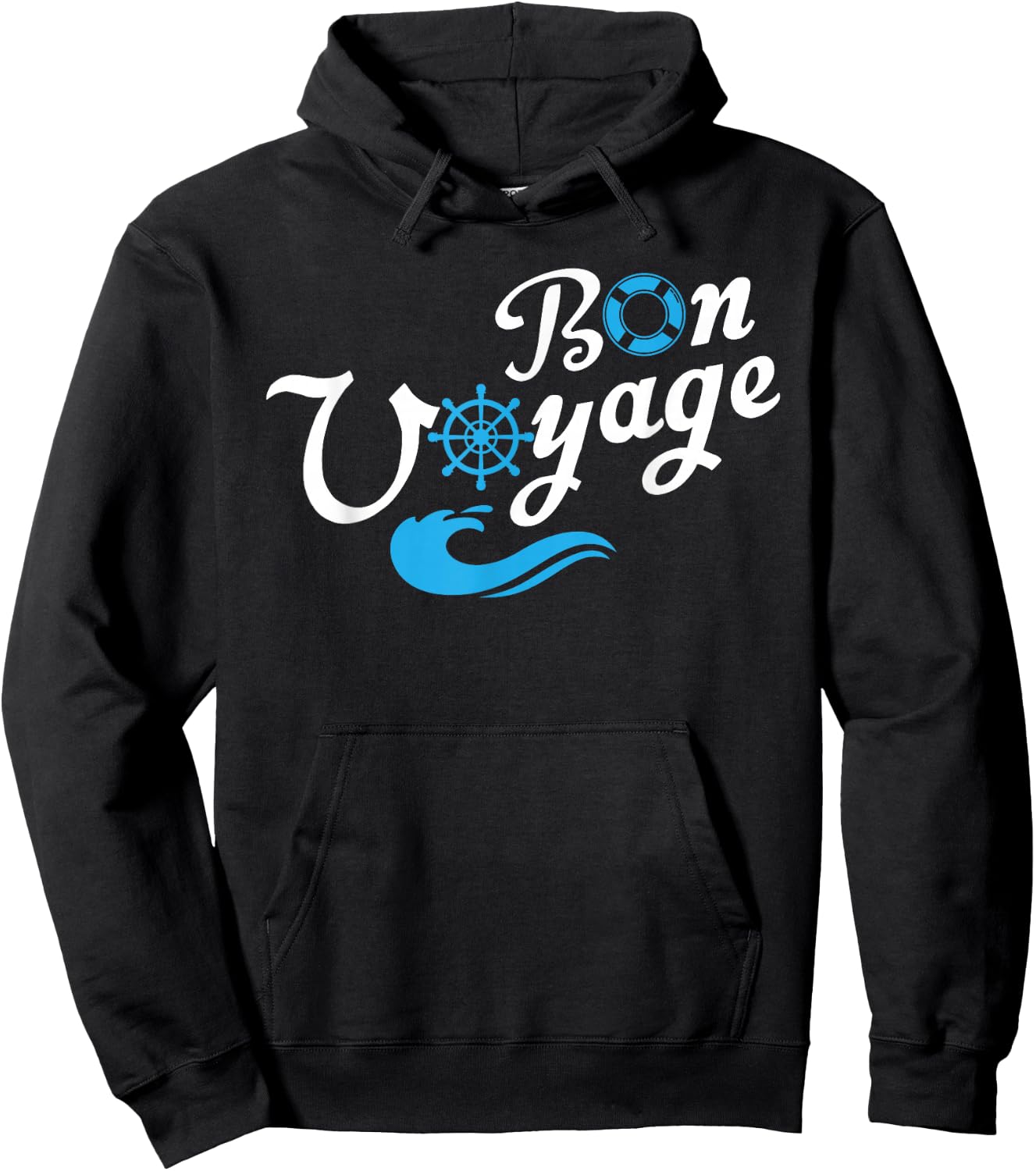 Bon Voyage Family Cruise Vacation Hoodie - Hoodie | Black