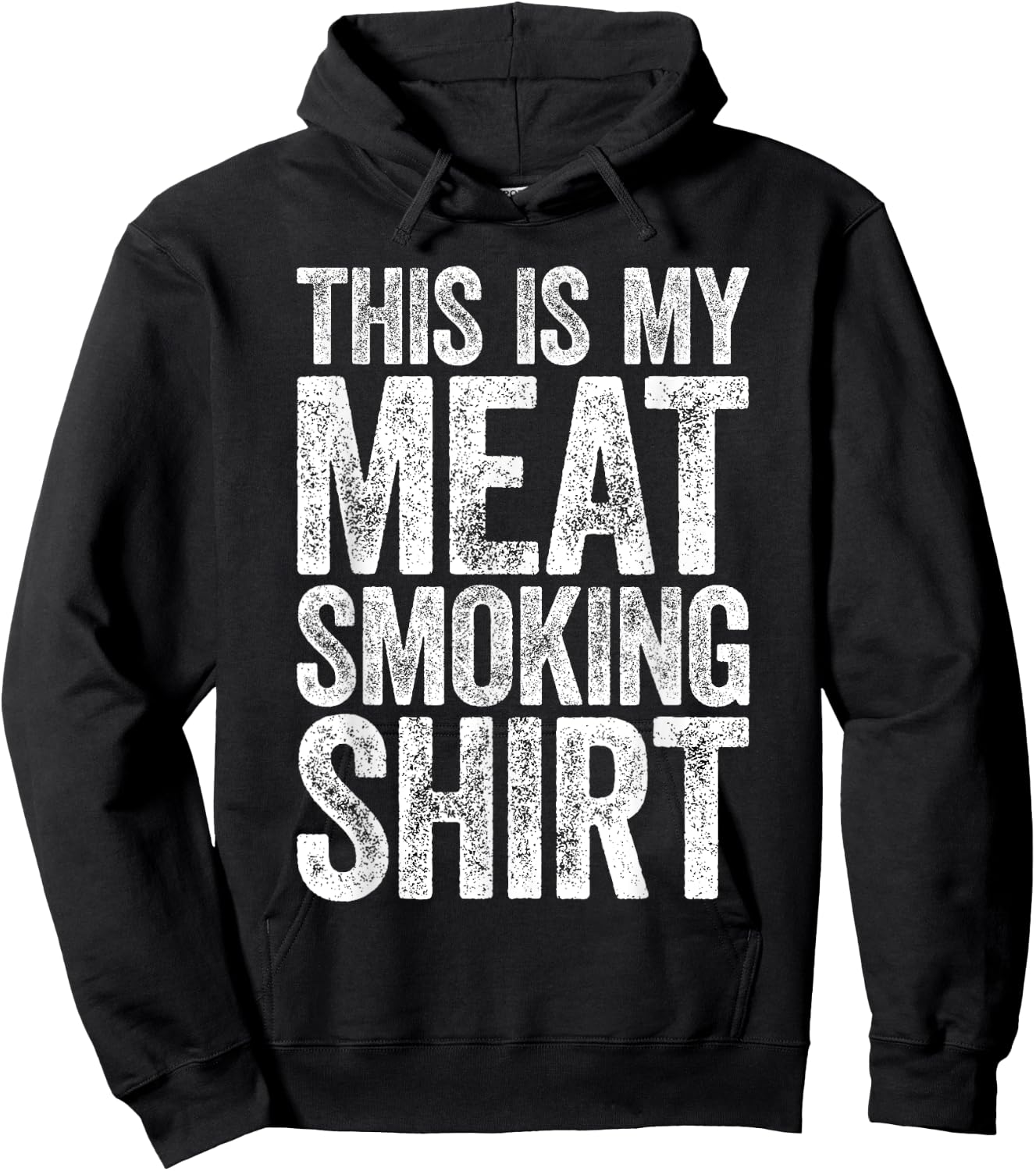 This Is My Meat Smoking Shirt BBQ Smoker Shirt Hoodie - Hoodie | Black