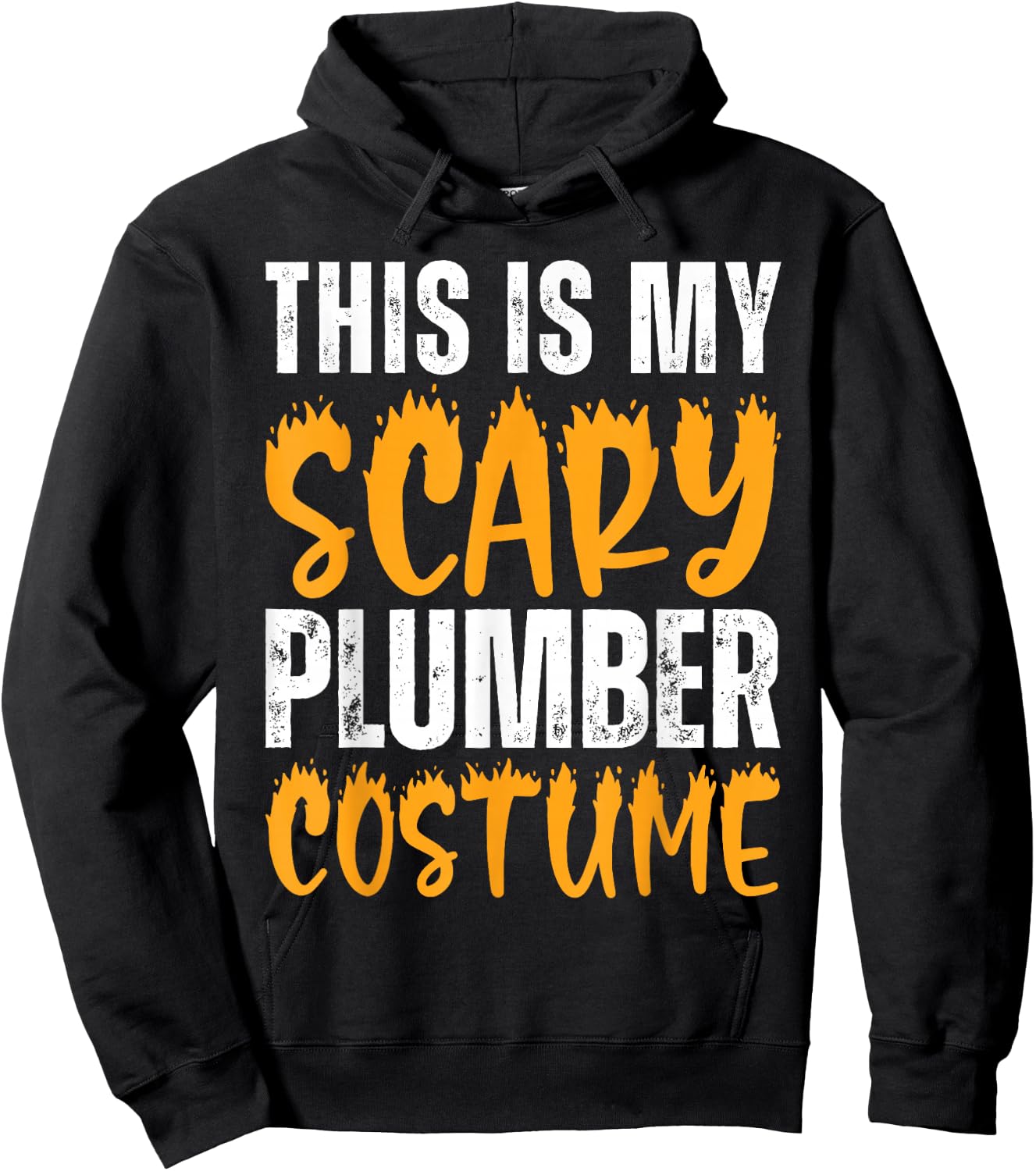 This is My Scary Plumber Costume Funny Halloween Plumbing Hoodie - Hoodie | Black