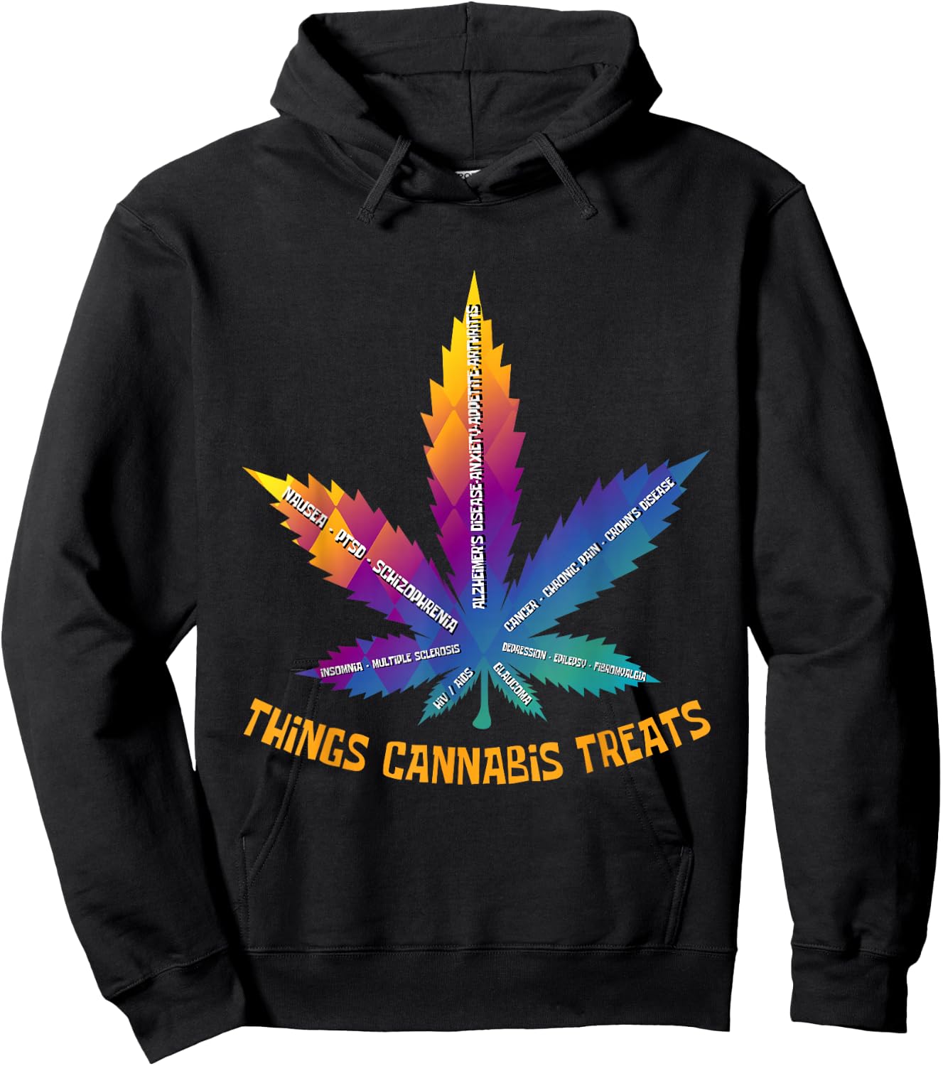 Cannabis Health Care Medical Cannabis Smoker Hoodie - Hoodie | Black
