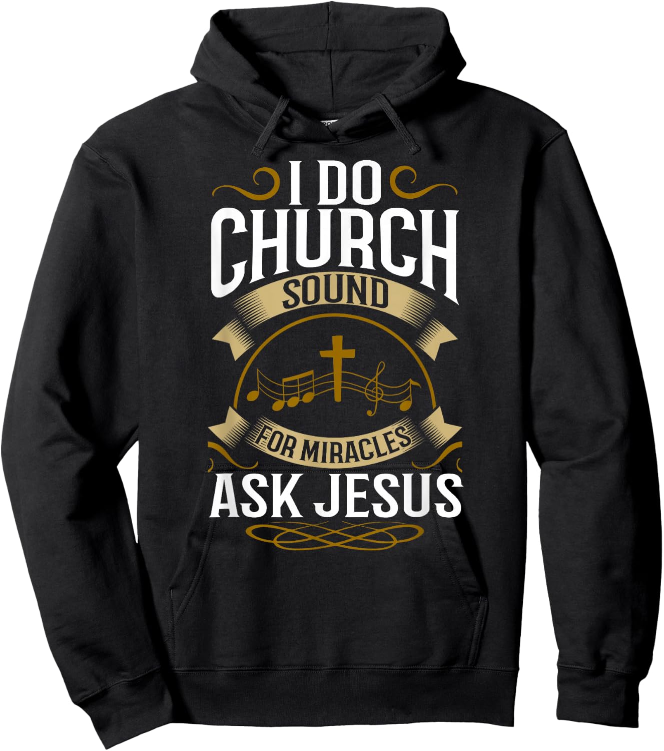 Church Sound Engineer Audio System Music Christian Hoodie - Hoodie | Black