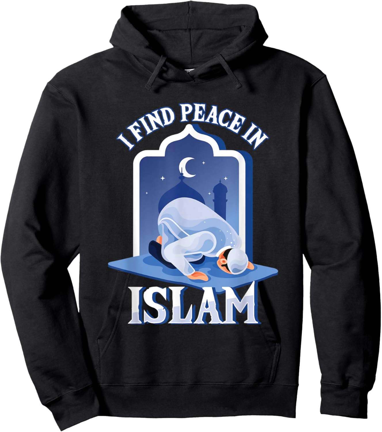 Islam Islamic Peace Finding Religion God Allah Gift Hoodie - Hoodie | Black