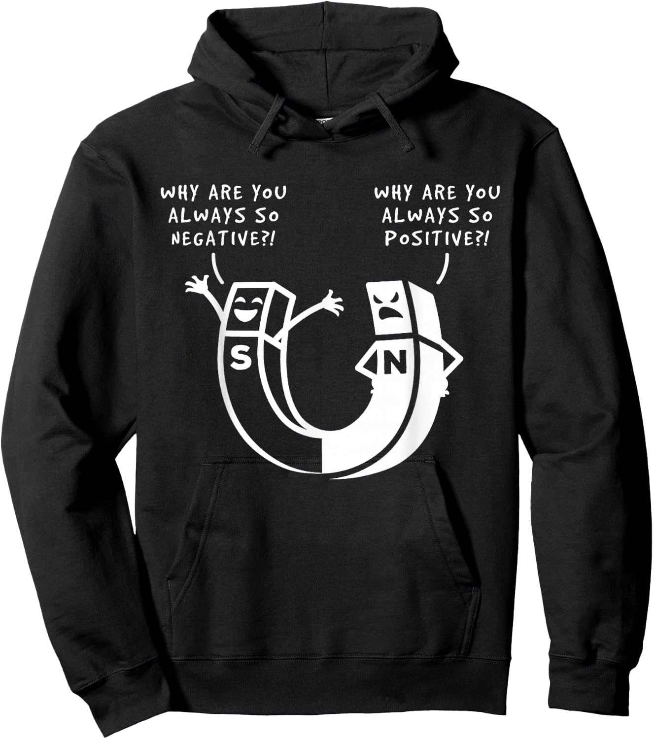 Physics Magnetic Field - Magnetism Gift Scientist Hoodie - Hoodie | Black