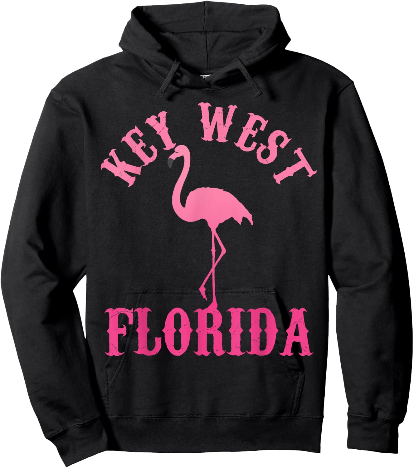 Key West Florida Shirt Flamingo America USA Souvenir Hoodie - Hoodie | Black