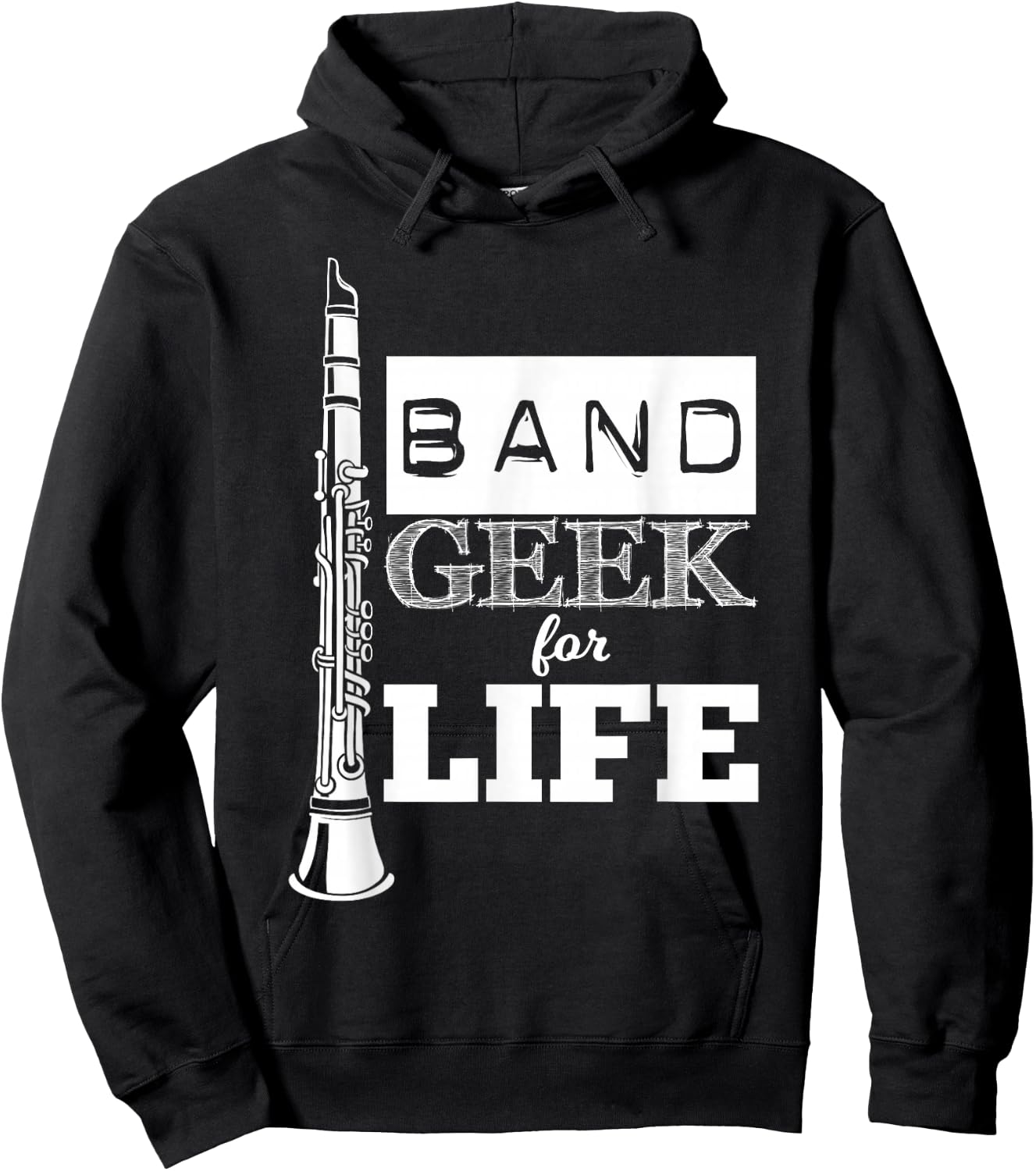 Clarinet Band Outsiders for Life Fun Hoodie - Hoodie | Black