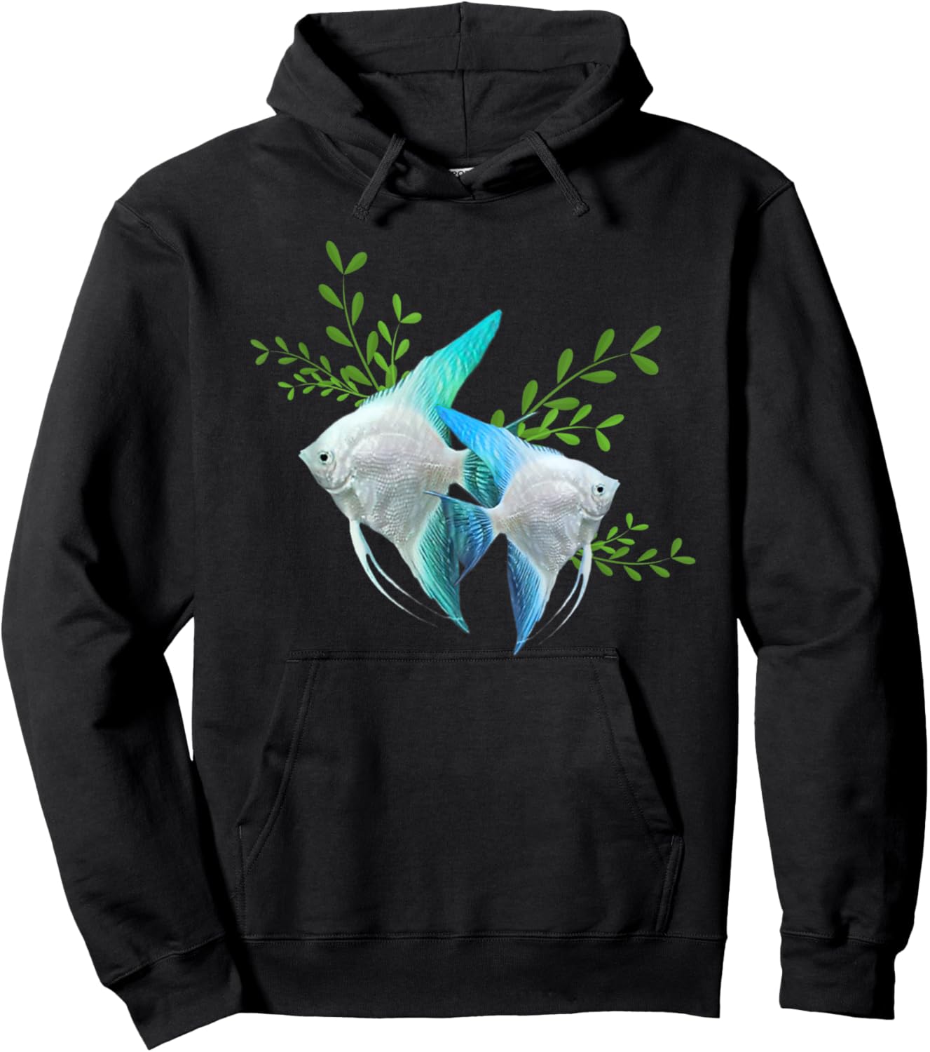 Angel Fish Aquarium Fish Tank Gift Hoodie - Hoodie | Black