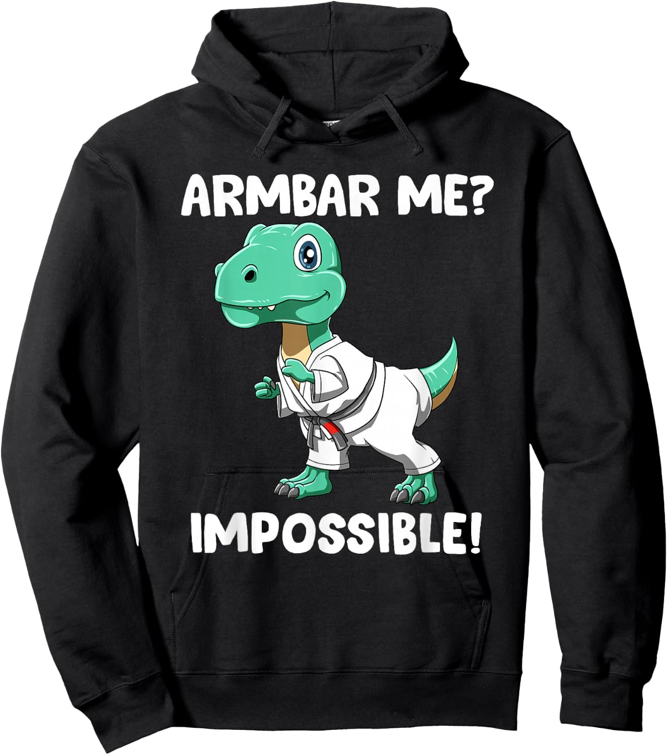 Armbar Me Imposible Jiu Jitsu T-Rex Hoodie - Hoodie | Black
