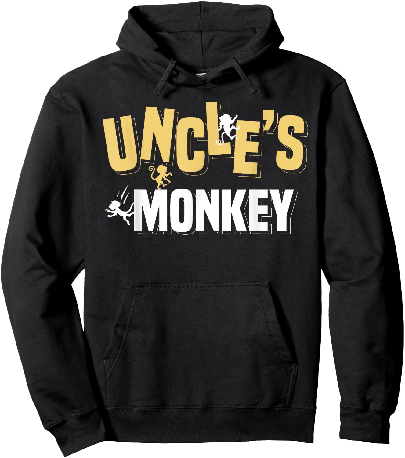 Uncle's Monkey Hoodie - Hoodie | Black