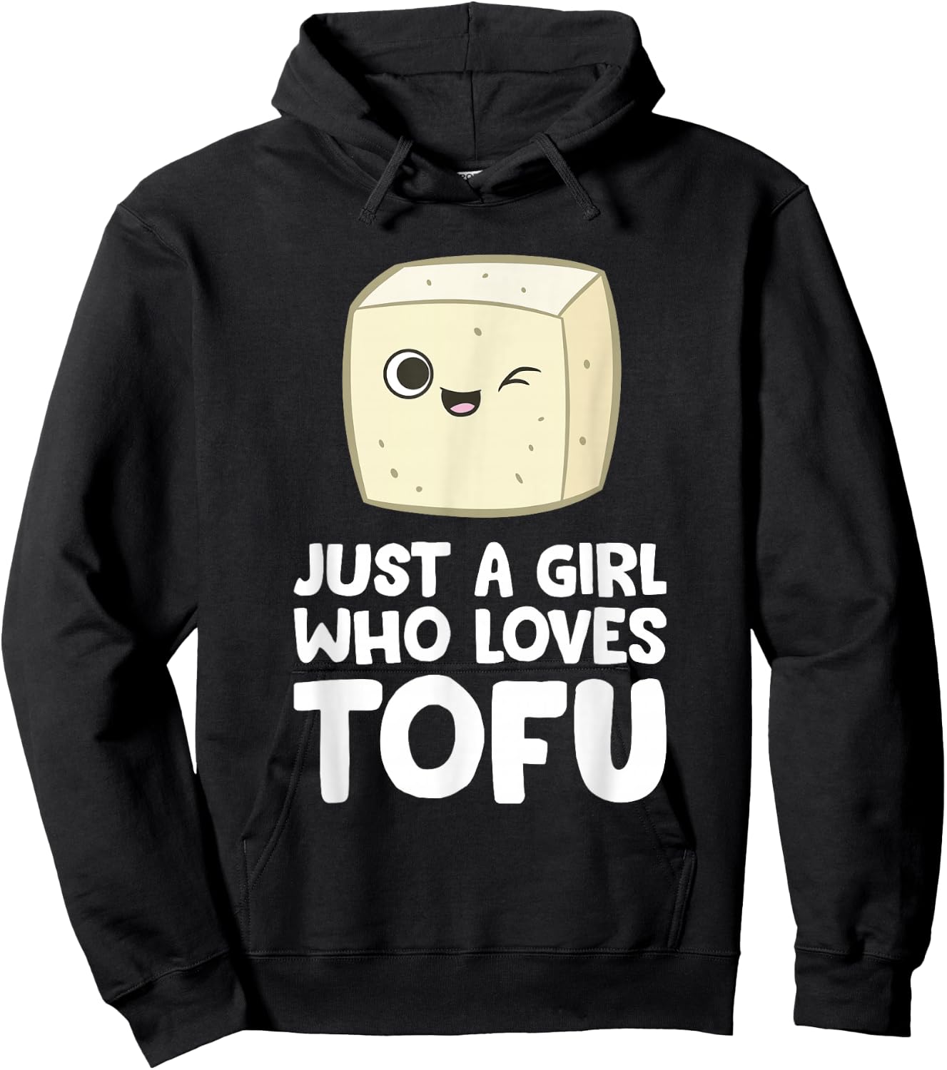 Just a Girl Who Loves Tofus Hoodie - Hoodie | Black