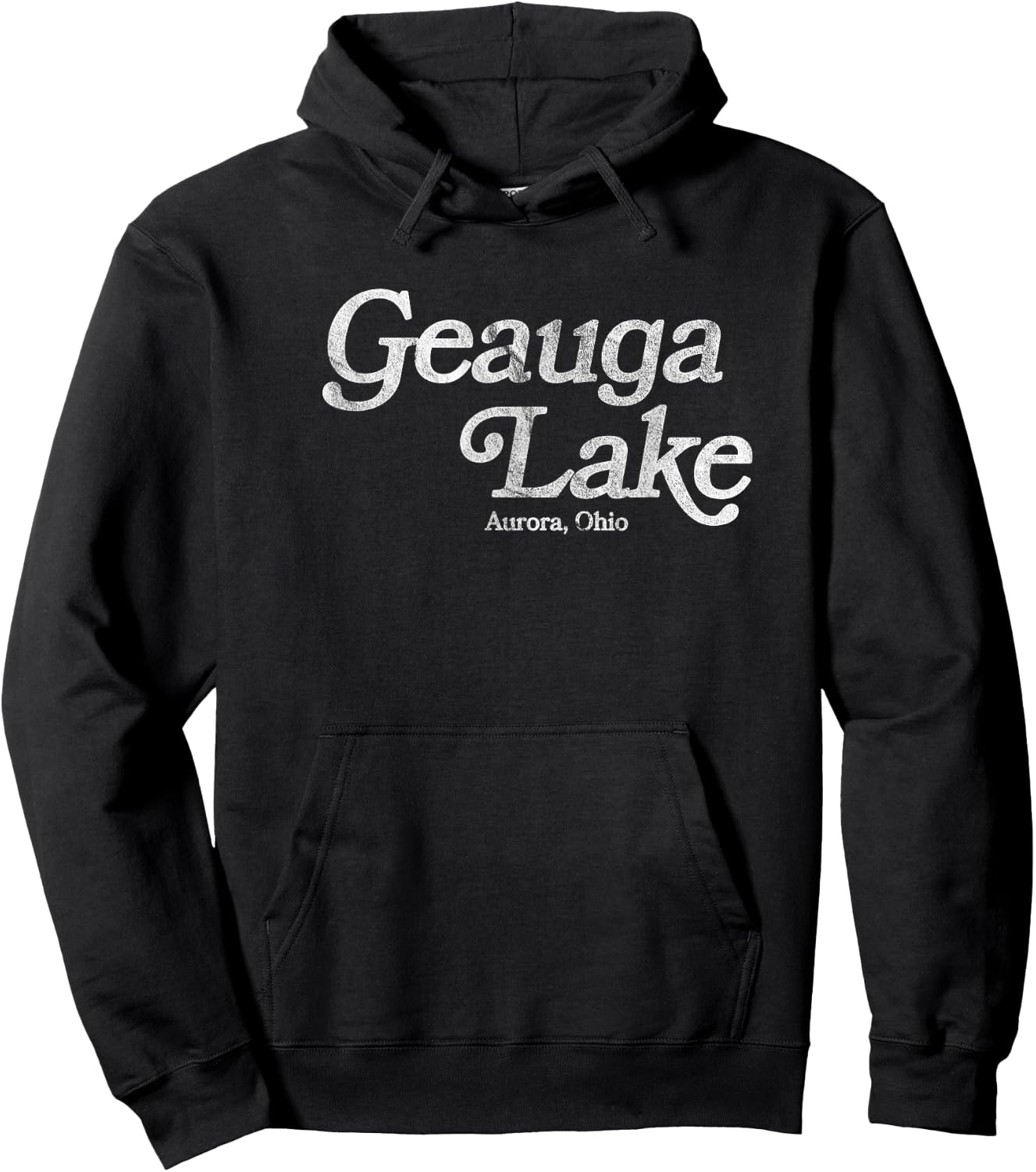 Vintage Geauga Lake Cleveland Hoodie - Hoodie | Black