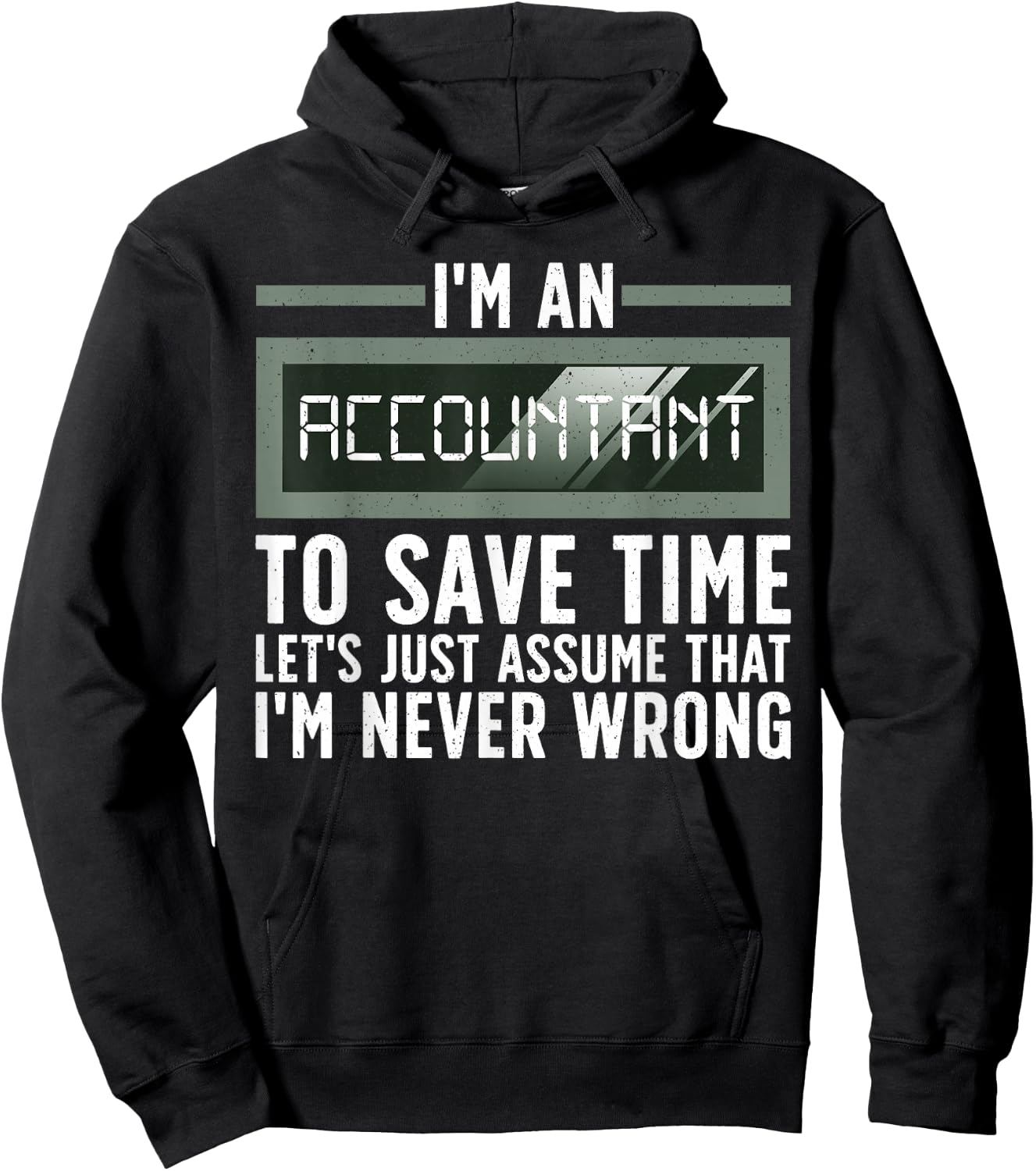 Funny Accounting Art For Accountant Men Women Tax Preparer Hoodie - Hoodie | Black