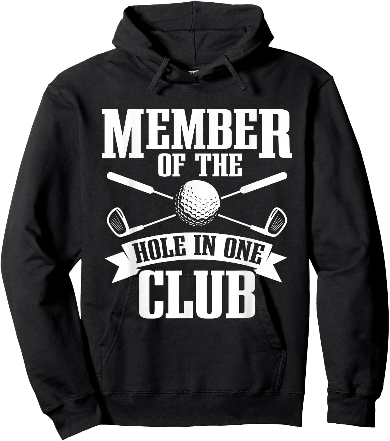 Hole In One Shirt Golf Men Golfer Club Golf Player Hoodie - Hoodie | Black