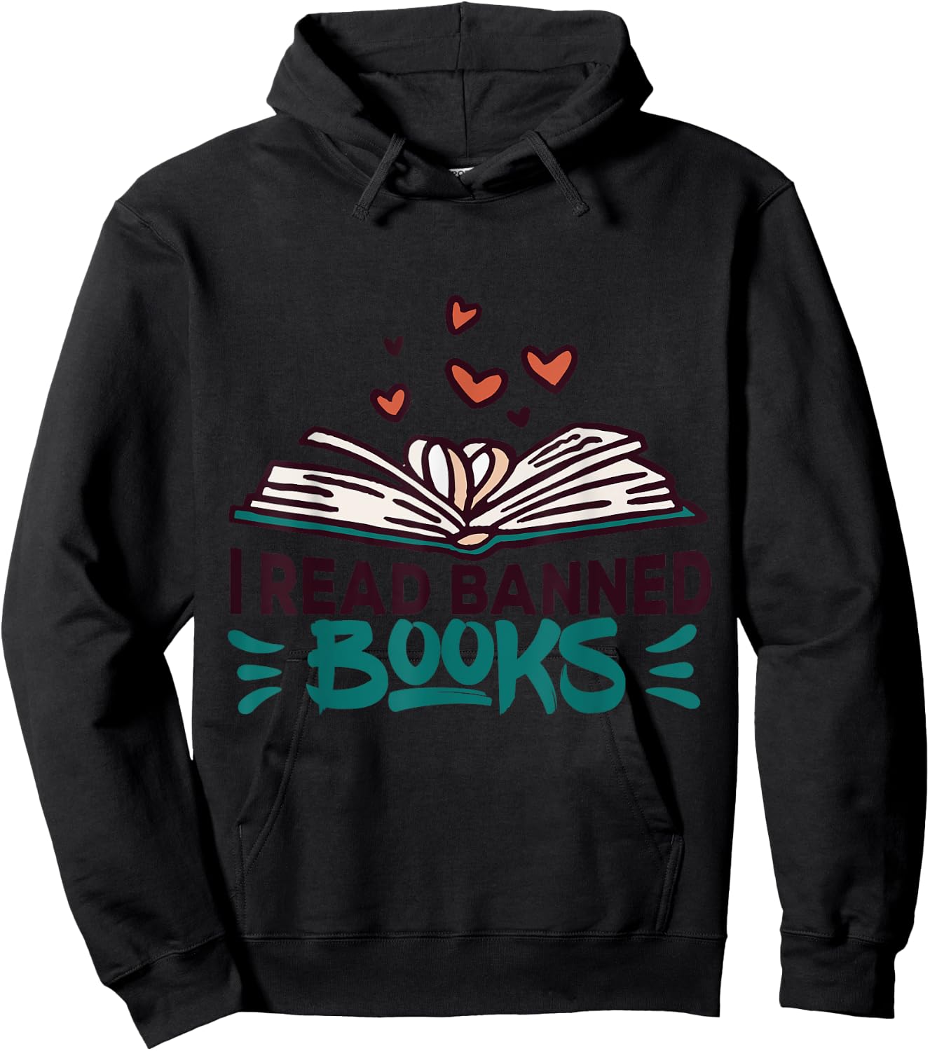 I Read Banned Books - Banned Books Week Librarian Hoodie - Hoodie | Black