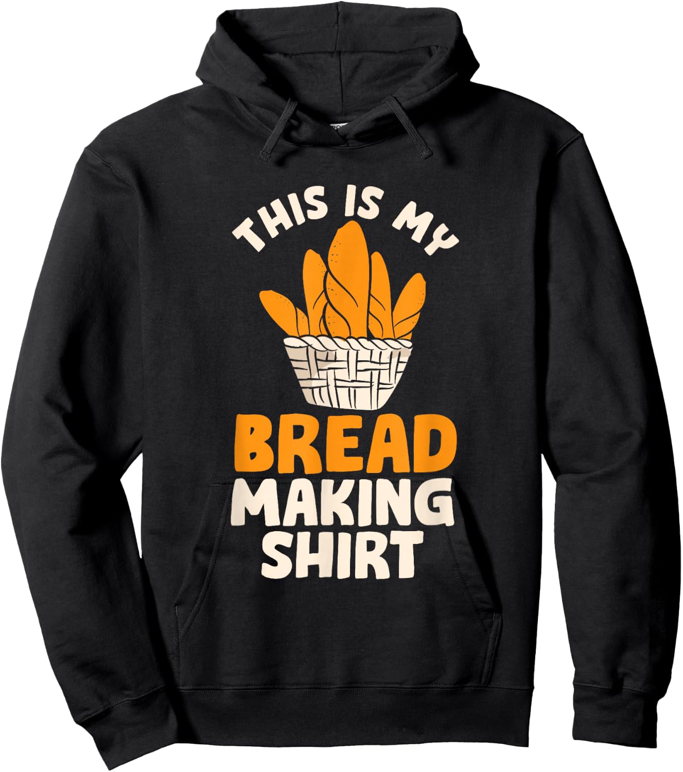 This Is My Bread Making Shirt Funny Bread Baking Baker Hoodie - Hoodie | Black