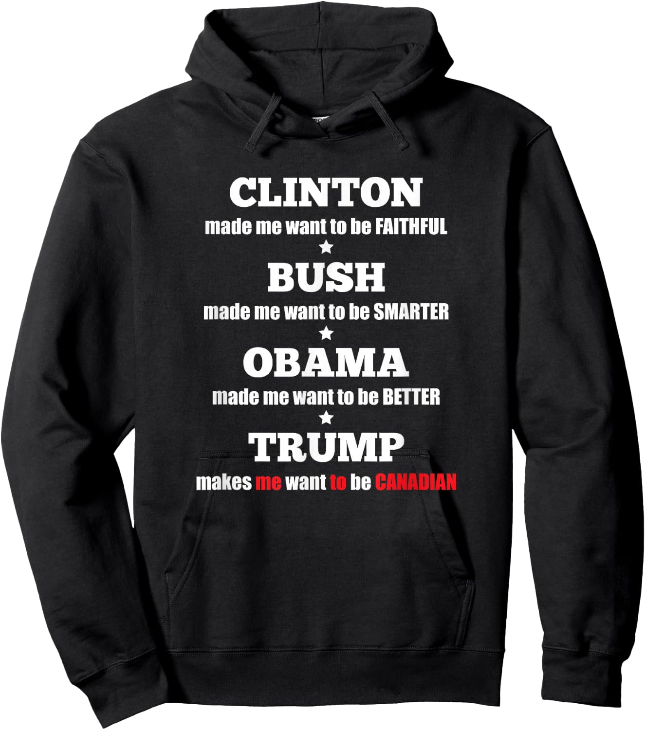 Anti Trump Political for Independents and Liberals Small Hoodie - Hoodie | Black
