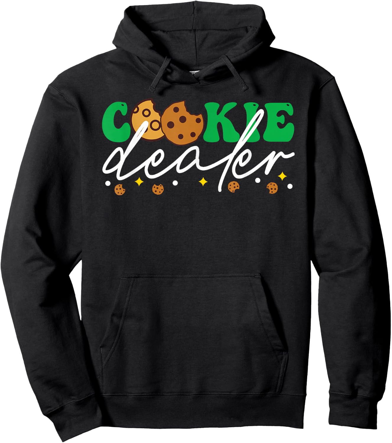 Cookie Dealer Scout Funny Scouting Troop Leader Cookie Lover Hoodie - Hoodie | Black