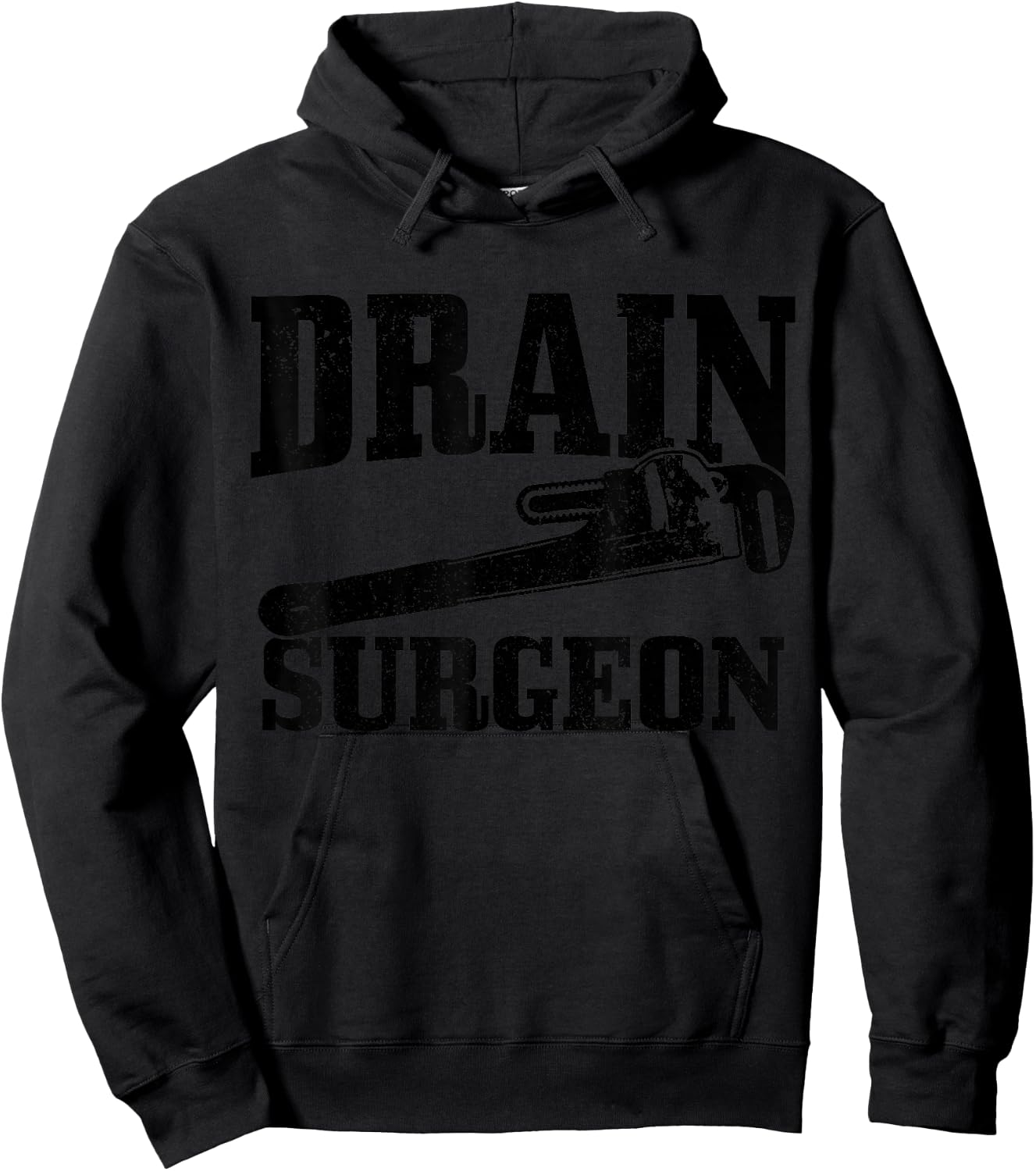 Plumber Drain Surgeon Plumbing Funny Plumber Hoodie - Hoodie | Black