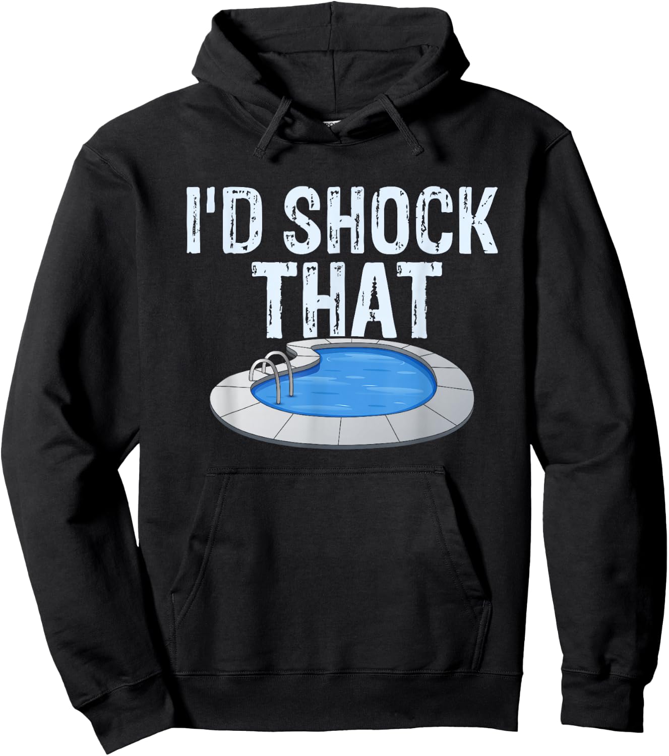 Pool Guy Design for Swimming Pool Boy and Pool Cleaner Hoodie - Hoodie | Black