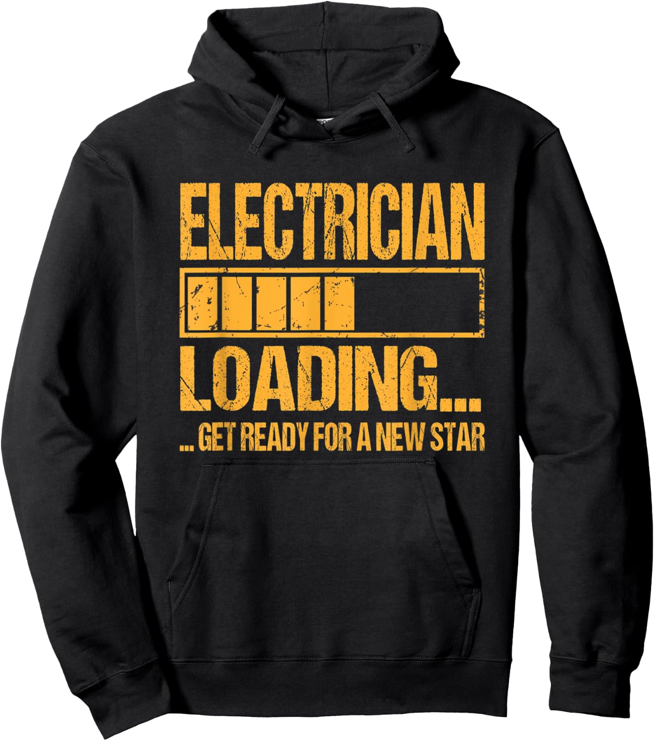 Electrician Training Apprenticeship Electrician Loading Hoodie - Hoodie | Black