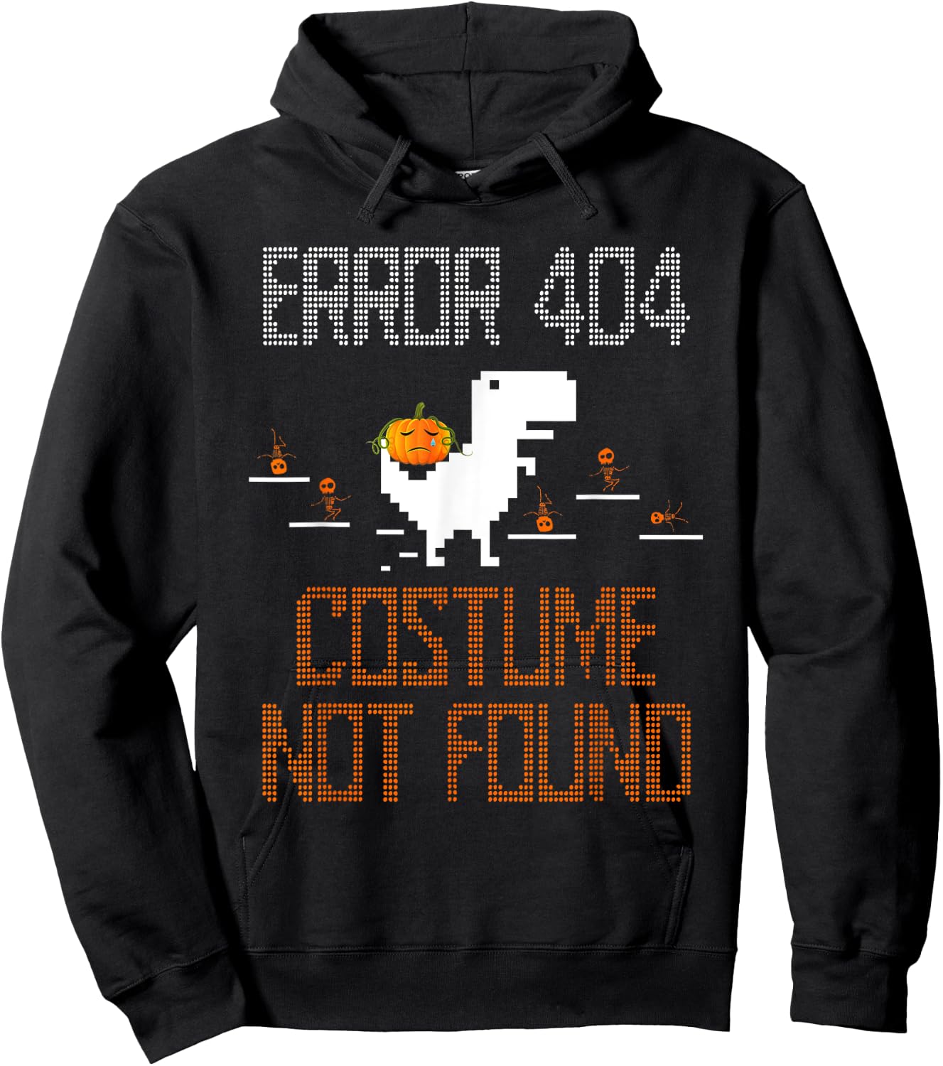 Error Costume Not Found Halloween Computer Programmer Coder Hoodie - Hoodie | Black