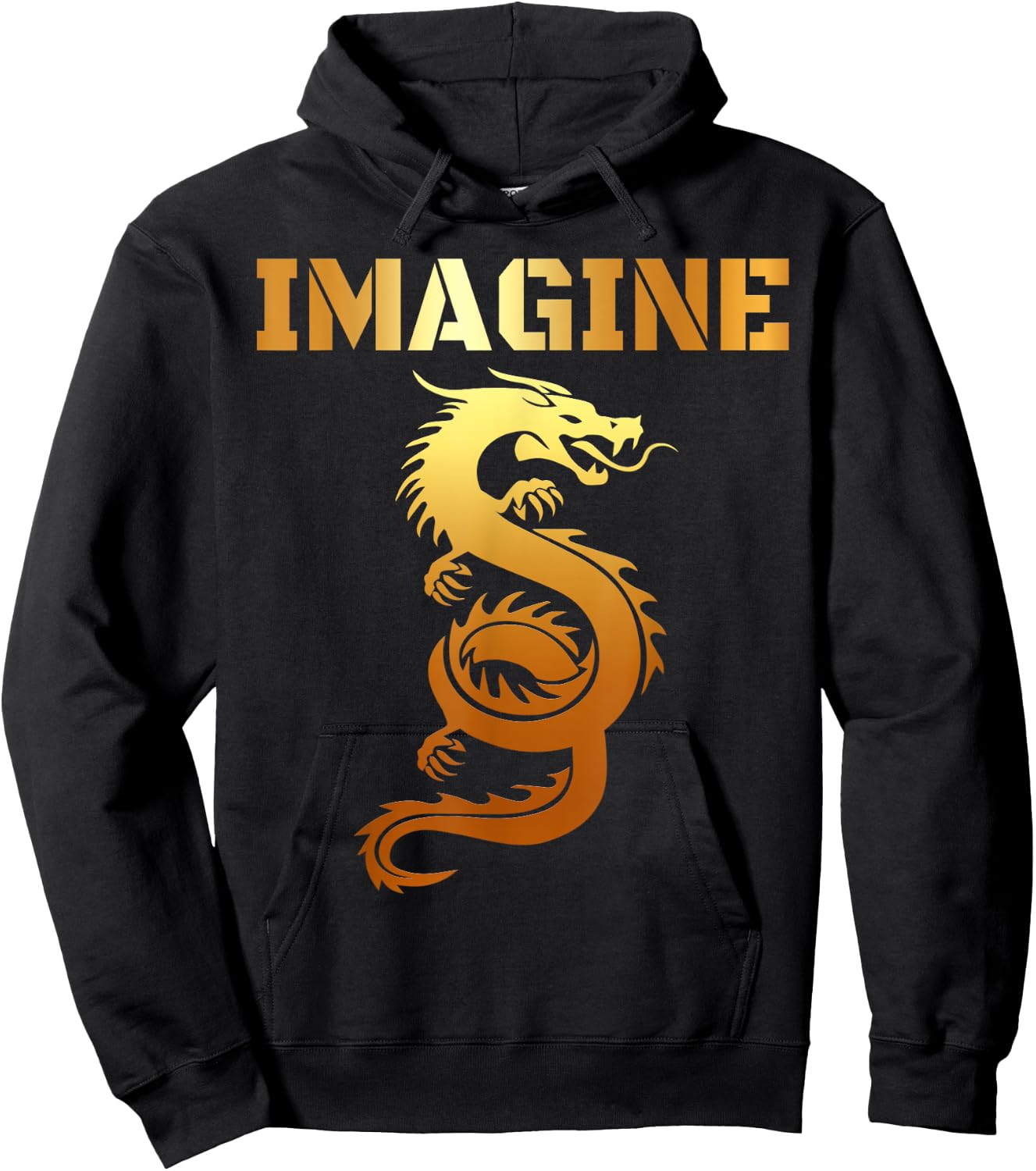 IMAGINE Fantasy Dragon Tatoo for Dragons Lovers Hoodie - Hoodie | Black