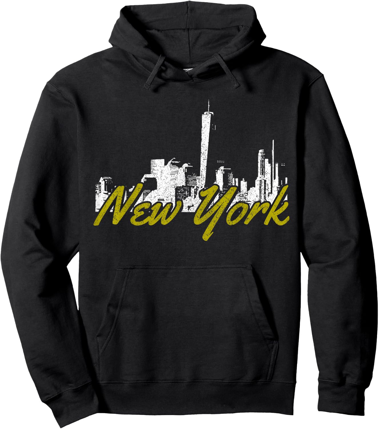 New York Skyline - NYC NY USA America Souvenir Hoodie - Hoodie | Black