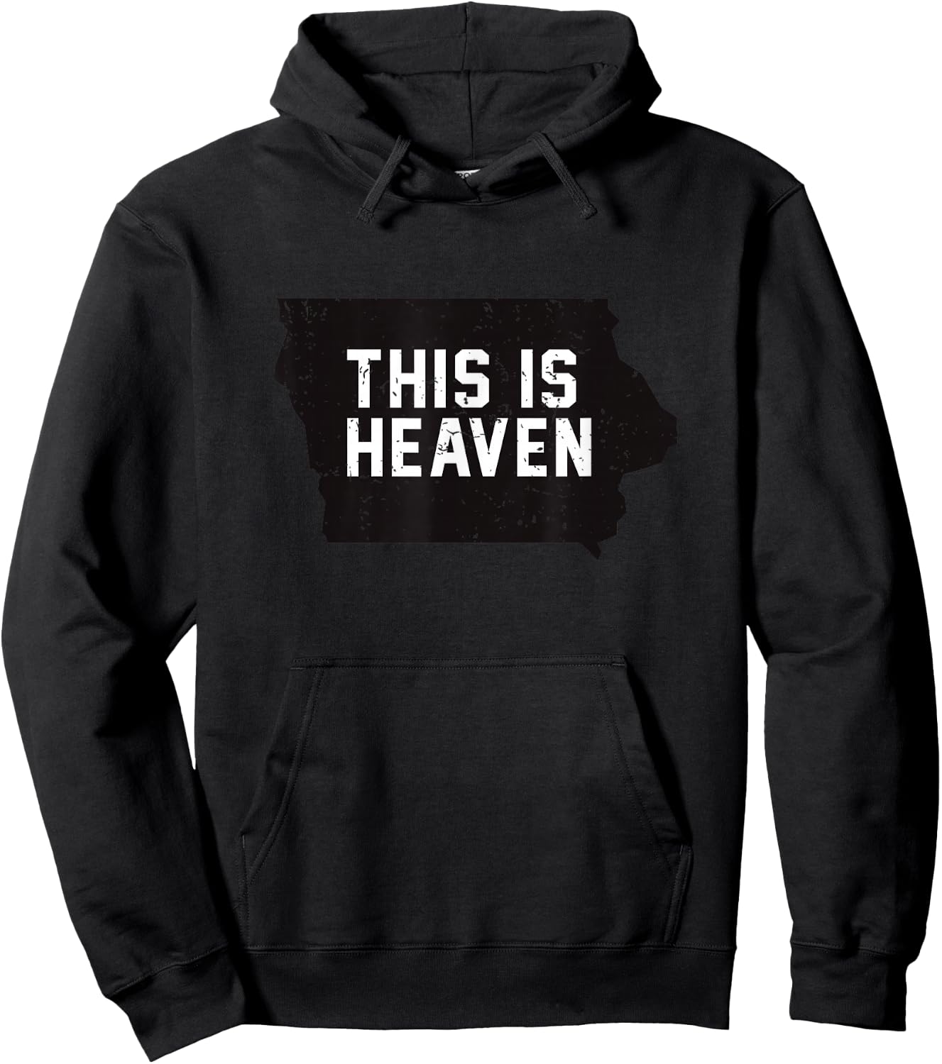 This is Heaven Iowa State Field Baseball Inspired Hoodie - Hoodie | Black