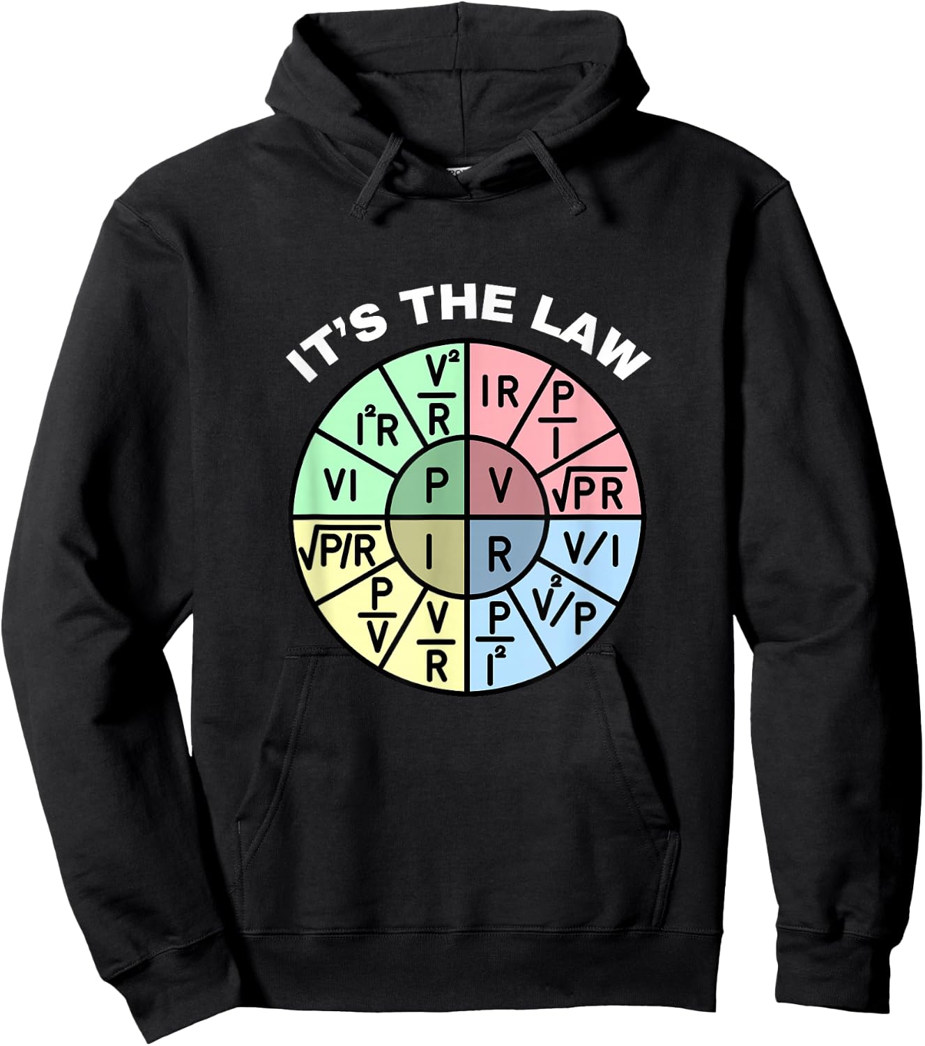 Ohm's Law. It's The Law. Hoodie - Hoodie | Black