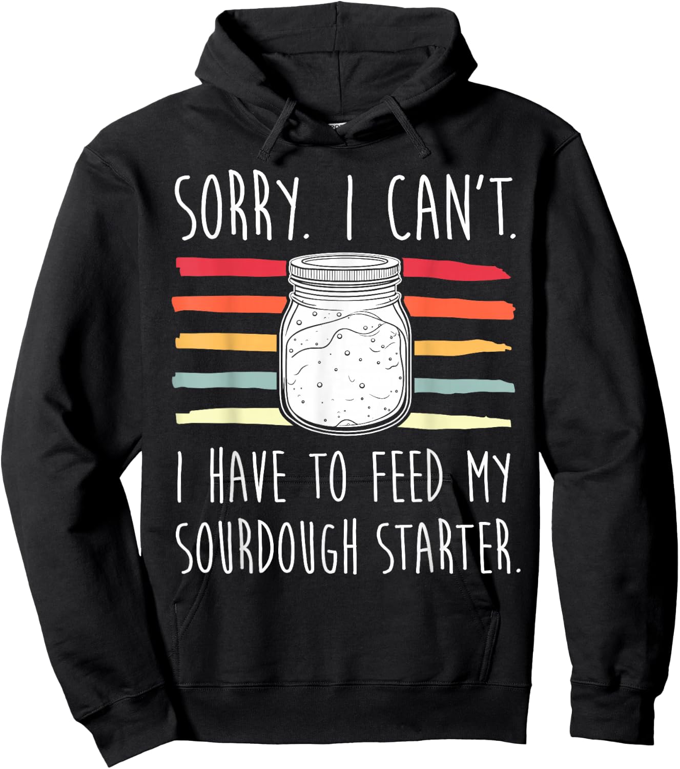 Funny Sourdough Bread Baker Hoodie - Hoodie | Black