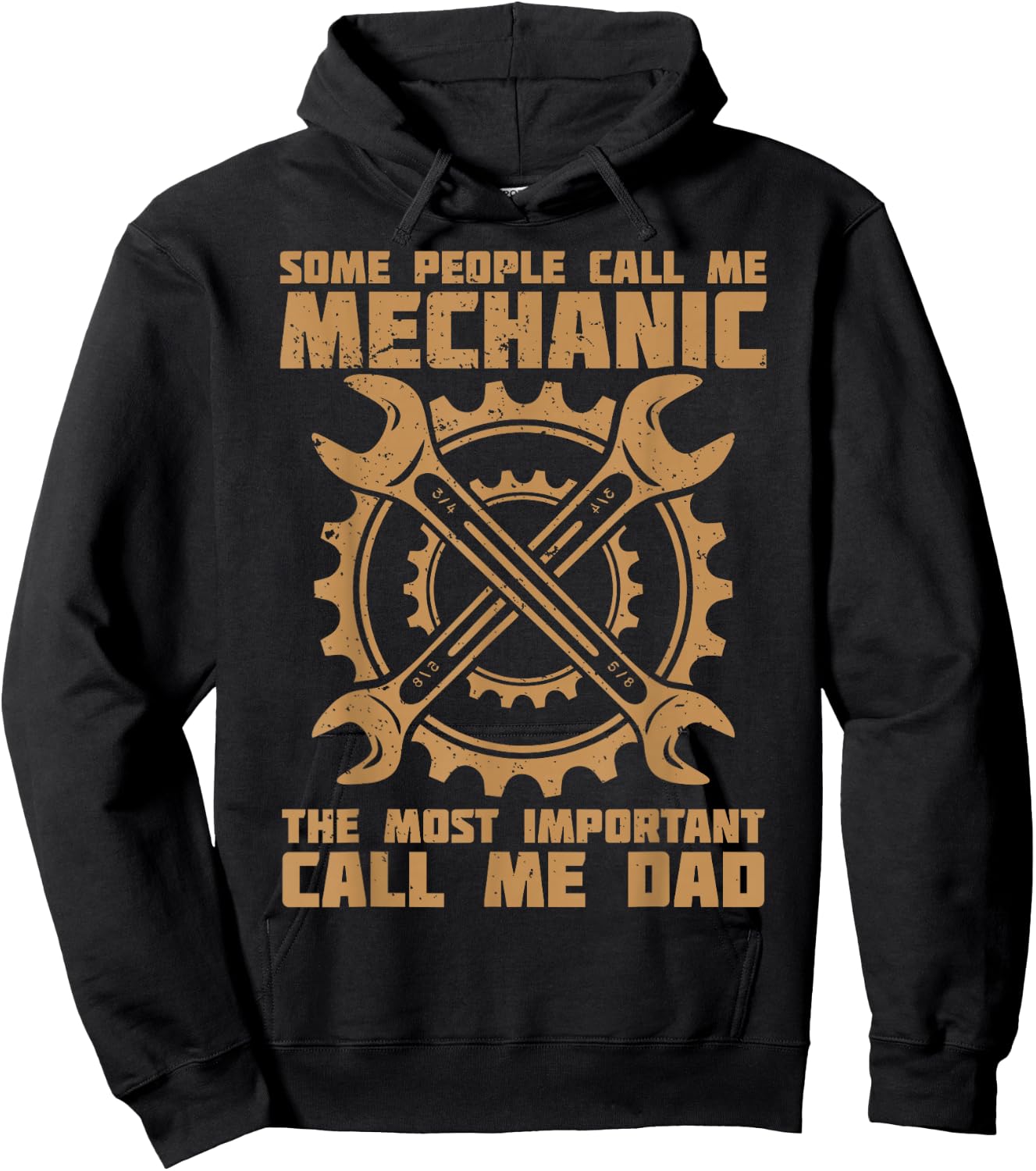 Some People Call Me Mechanic The Most Important Call Me Dad Hoodie - Hoodie | Black