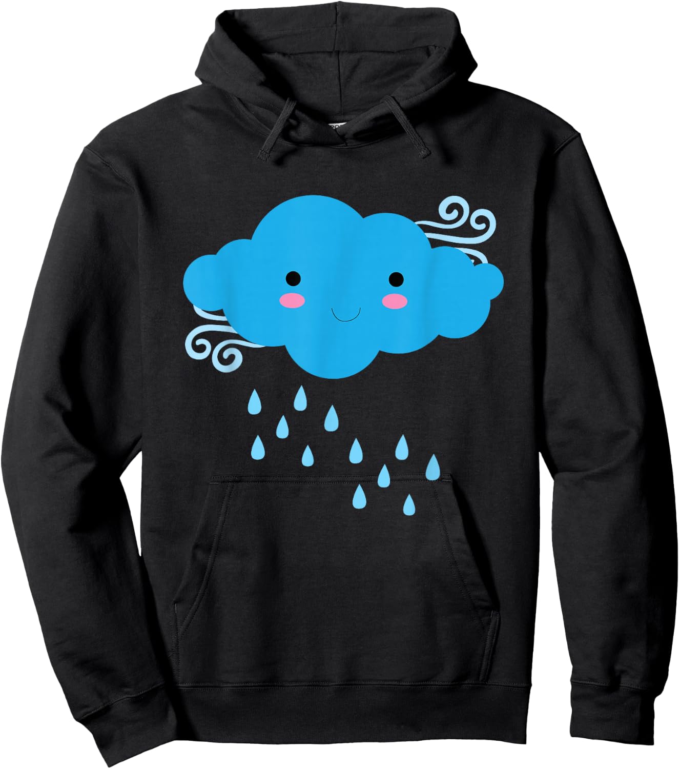 Cloud Rain Sky Nature Clouding IT Computing Funny Hoodie - Hoodie | Black