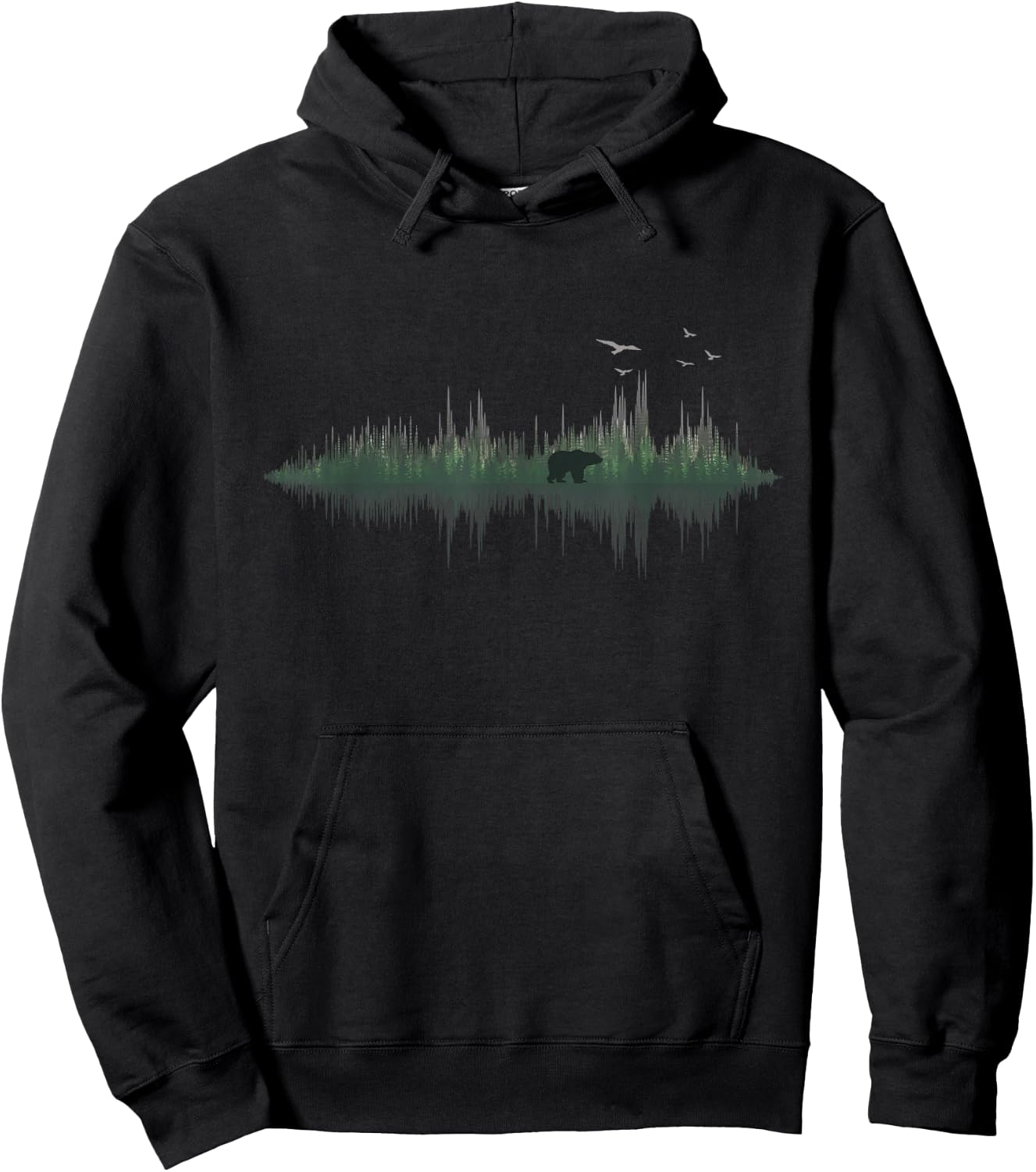 Nature Frequency | Sound Technician | Music Audio Engineer Hoodie - Hoodie | Black