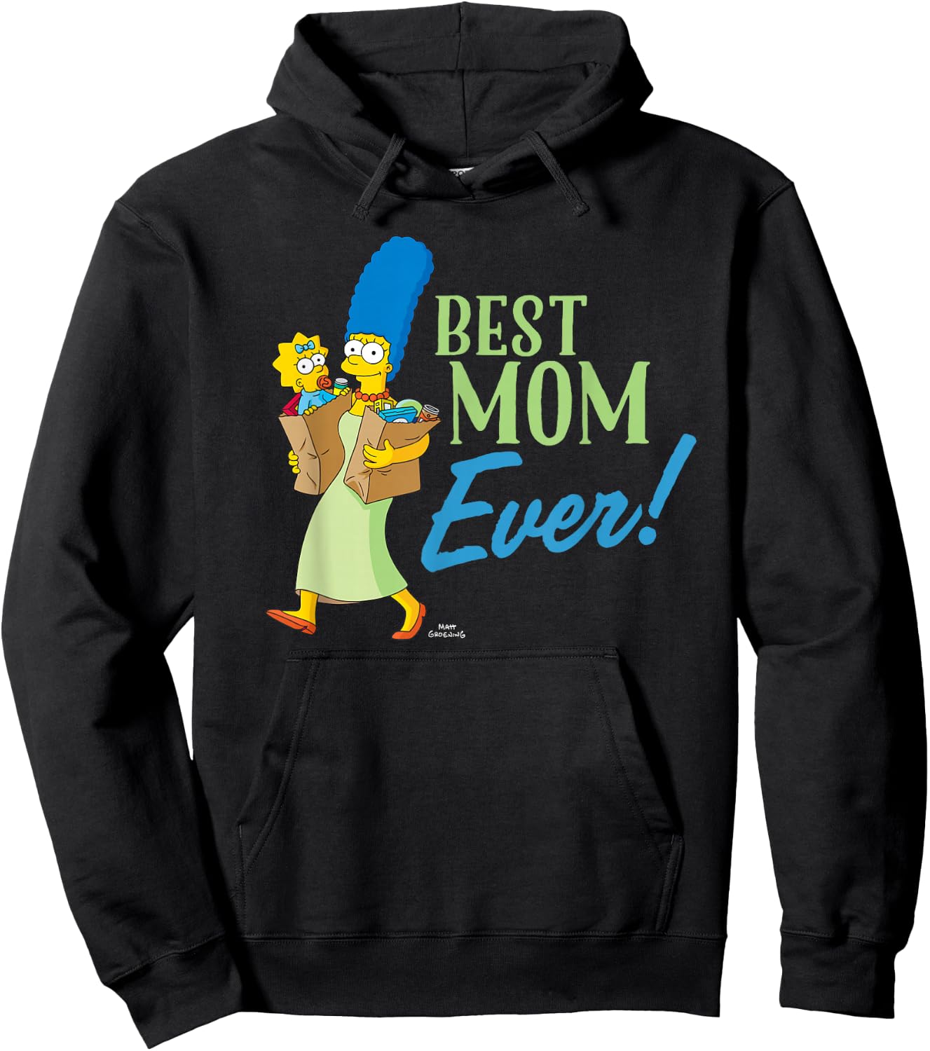 The Simpsons Marge Simpson Best Mom Ever Hoodie - Hoodie | Black