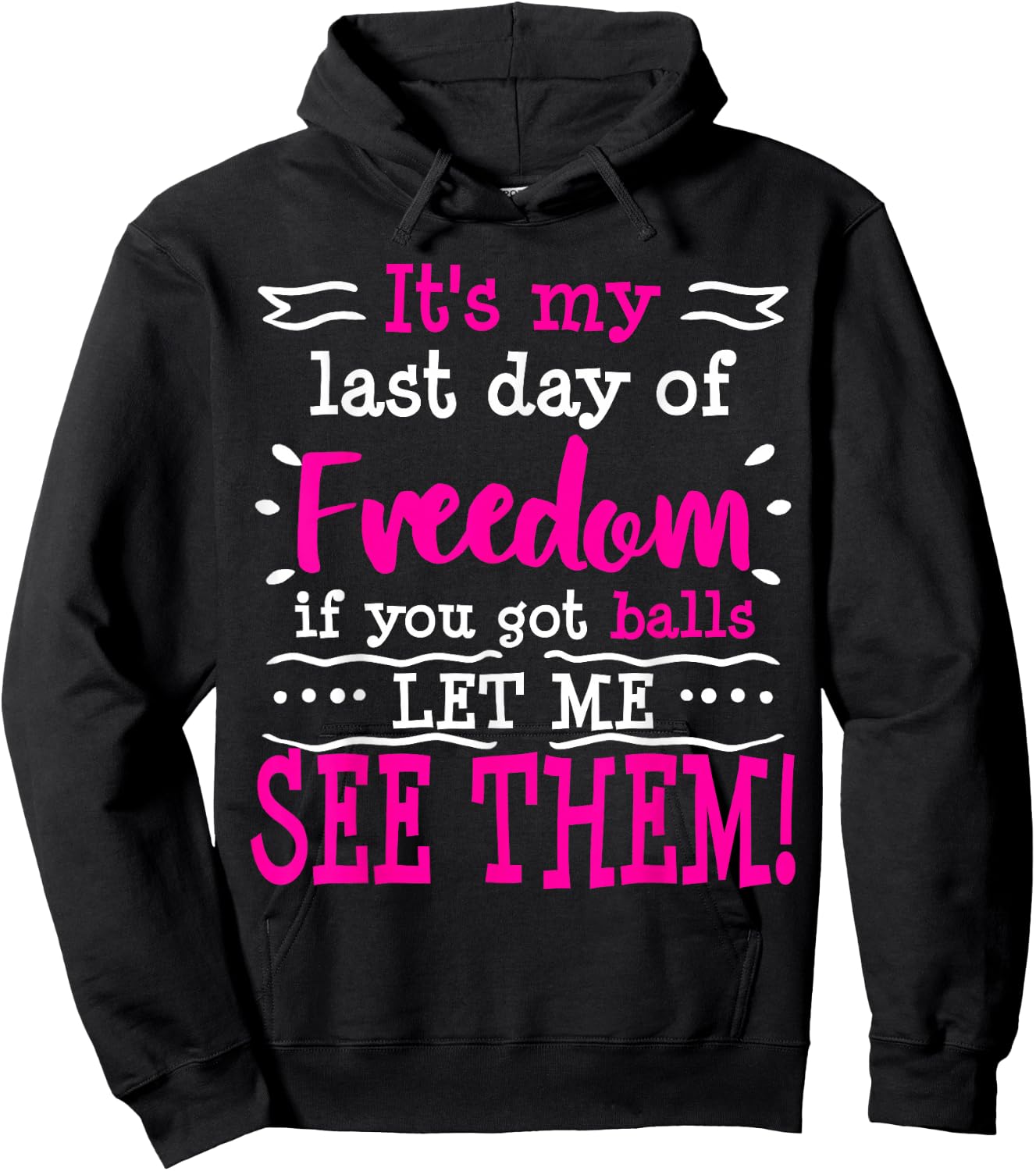 Funny Bachelorette Party Bride Gag Gift Dirty Offensive Hoodie - Hoodie | Black