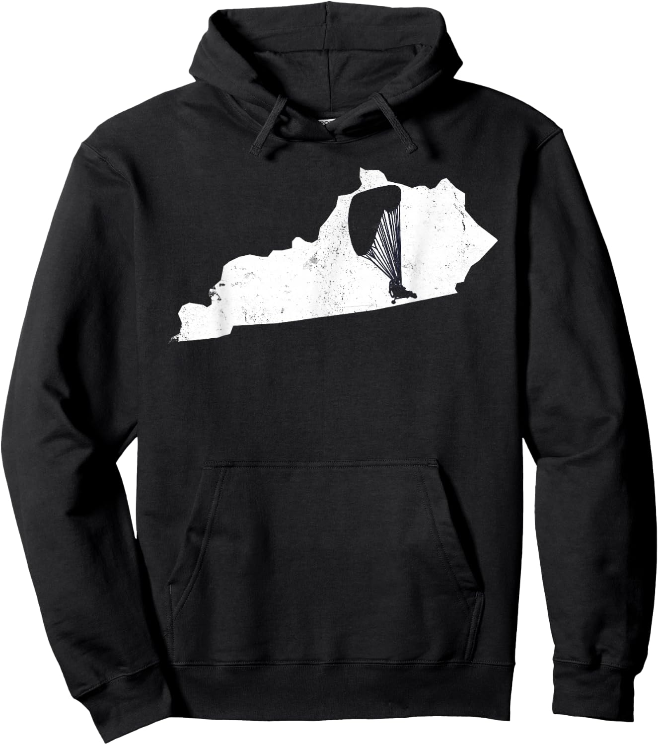 Trike Powered Parachute PPG PPC Pilot Kentucky Vintage Hoodie - Hoodie | Black