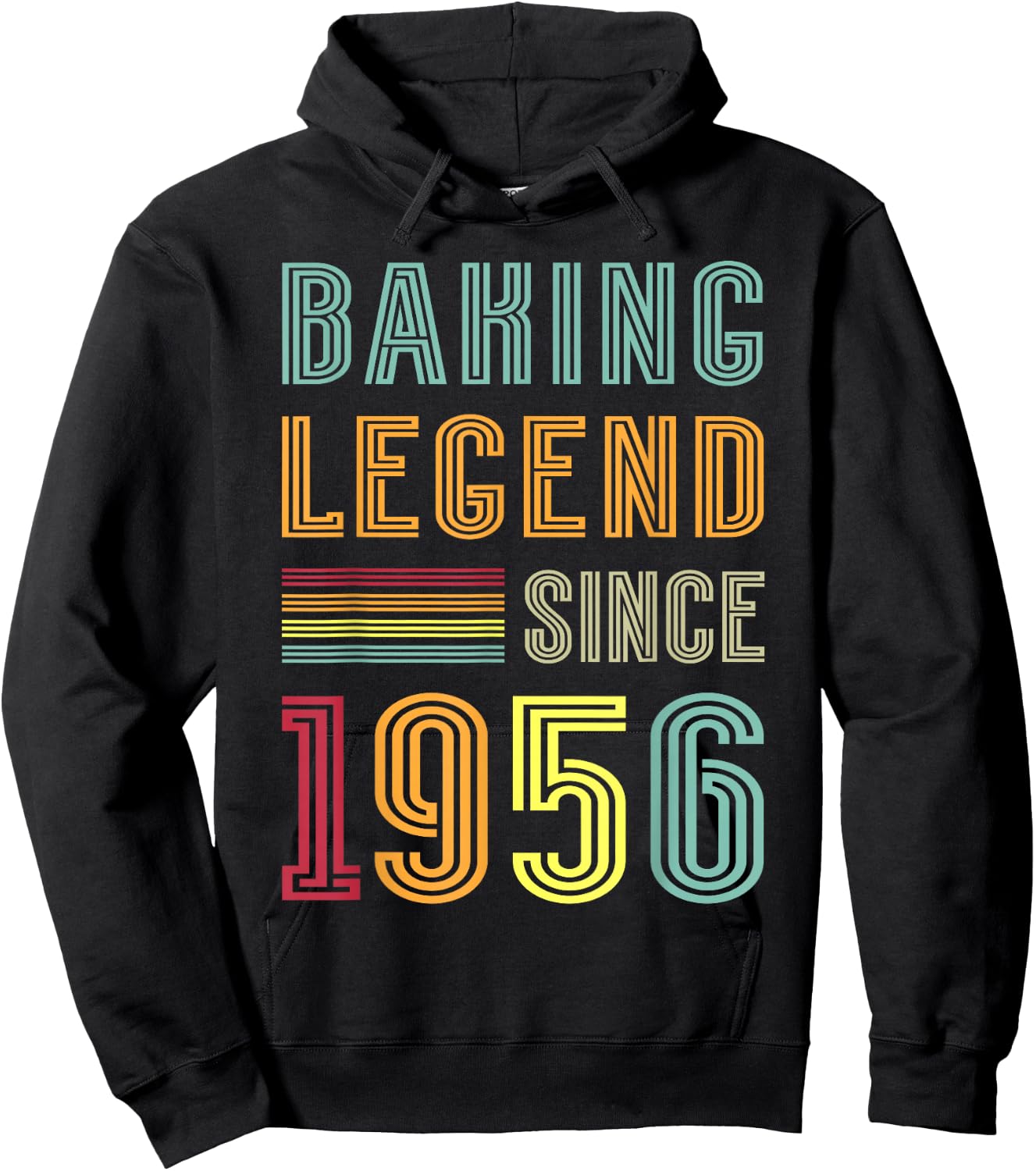 Baker Legend 1956 70 Years Pastry 70th Birthday Baking Hoodie - Hoodie | Black