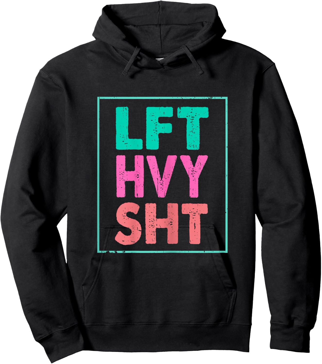 LFT HVY SHT Lift Heavy Gym Fitness Women Bodybuilding Hoodie - Hoodie | Black