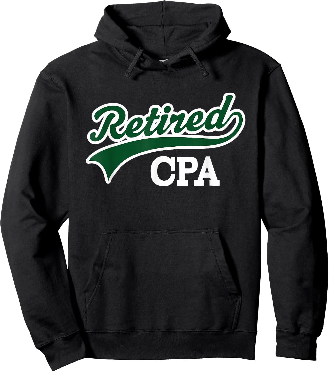 Retired CPA Accountant Retirement Gift Hoodie - Hoodie | Black