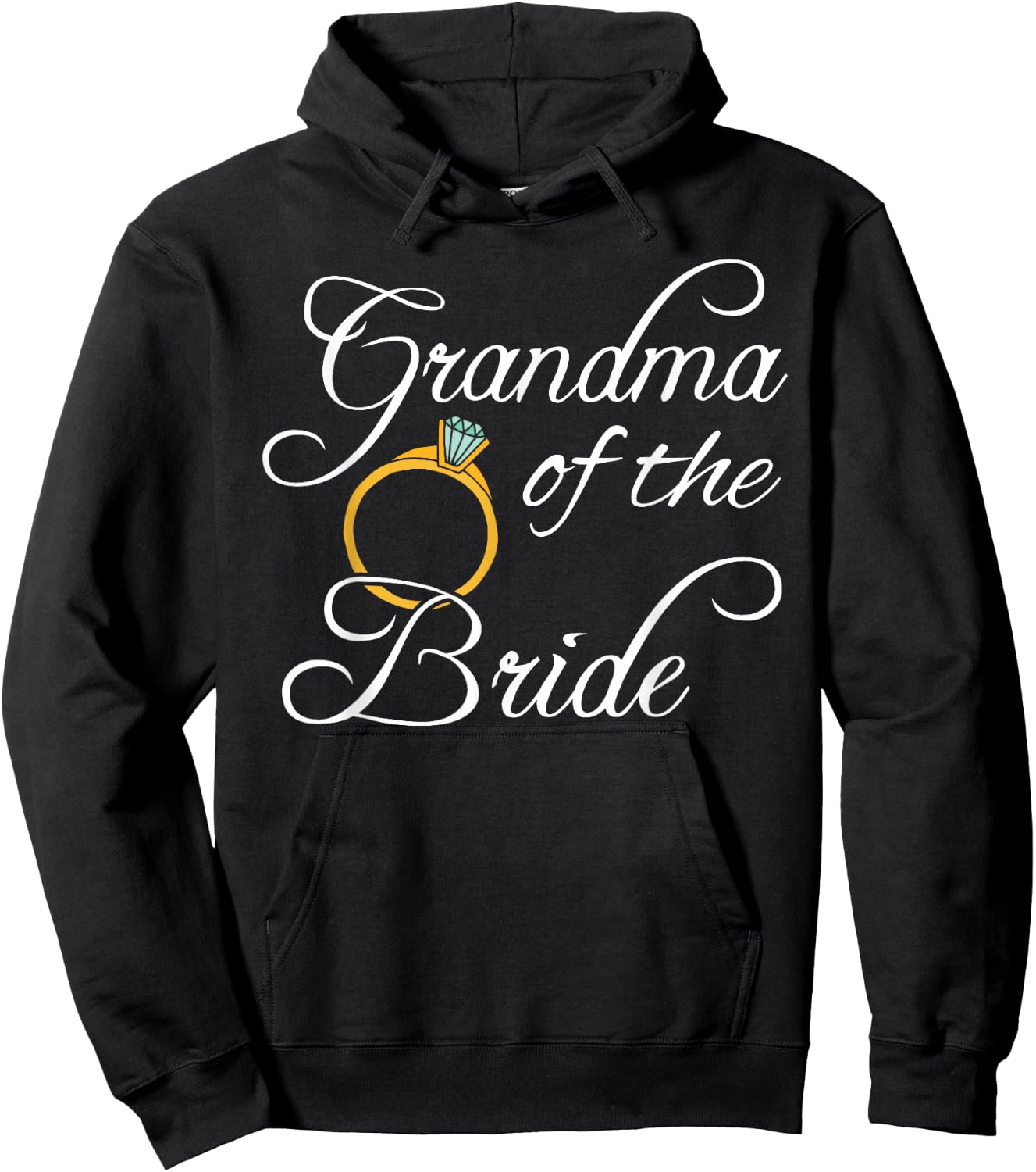 Wedding Shirts Grandma Of The Bride Women Granny Gifts Hoodie - Hoodie | Black