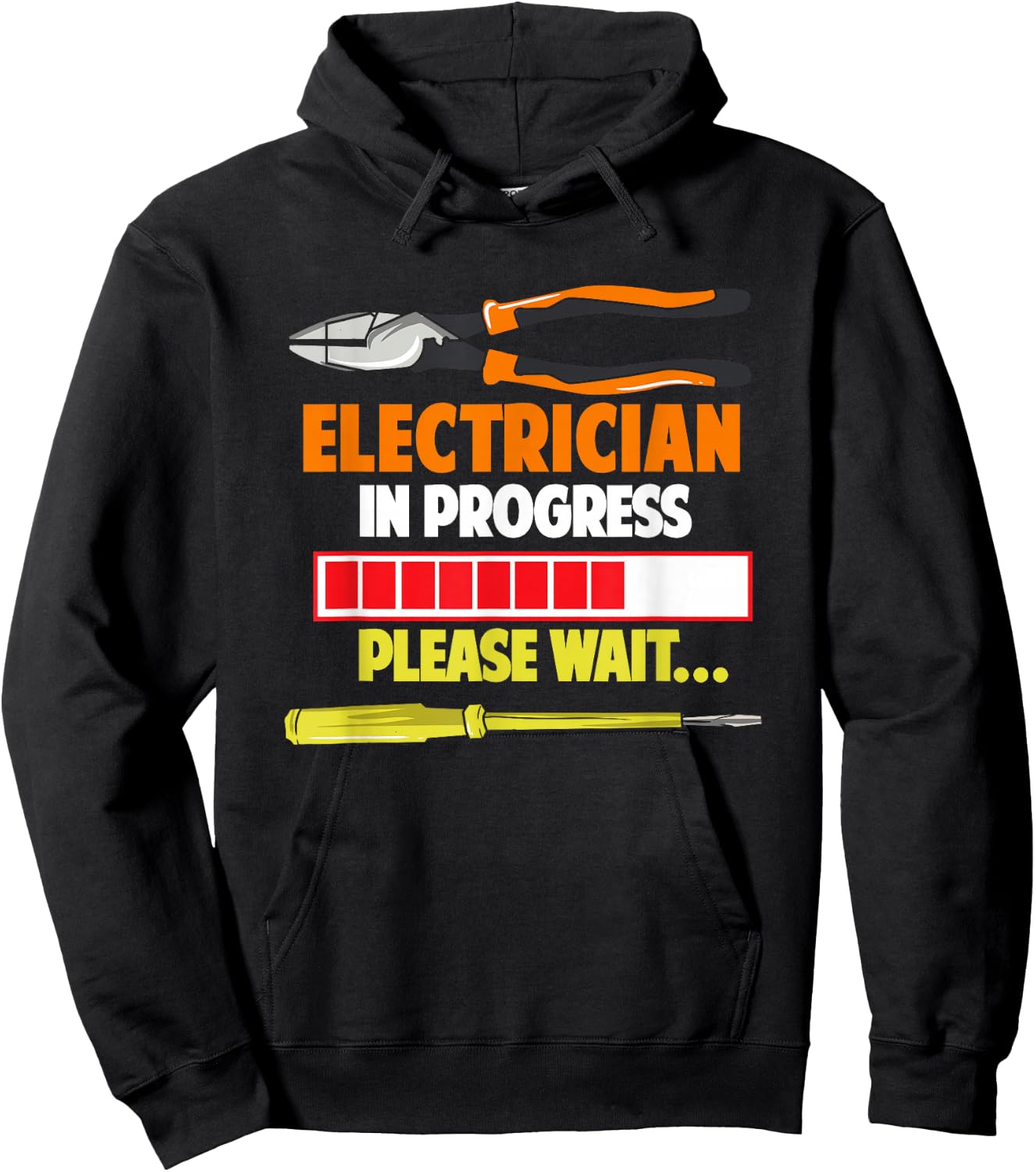 Electrician In Progress Gift An Electrician Hoodie - Hoodie | Black