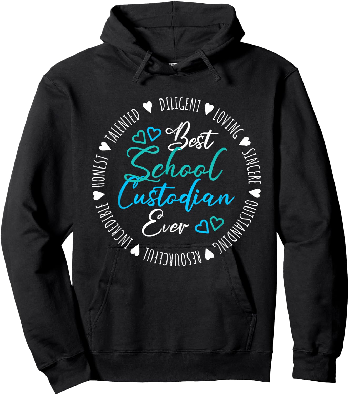 Best School Administrator of All Time Hoodie - Hoodie | Black